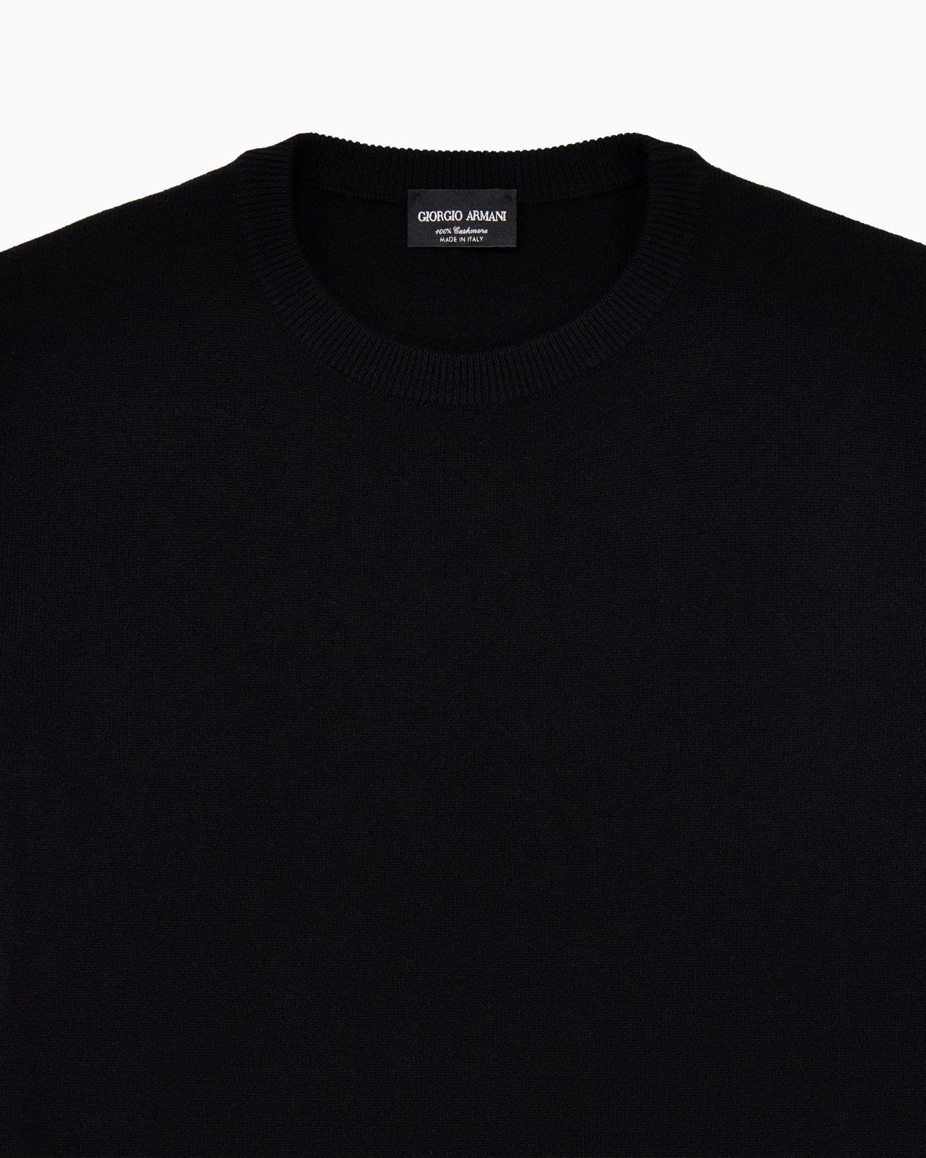 Jersey de cuello redondo de cachemir Diapositiva 4