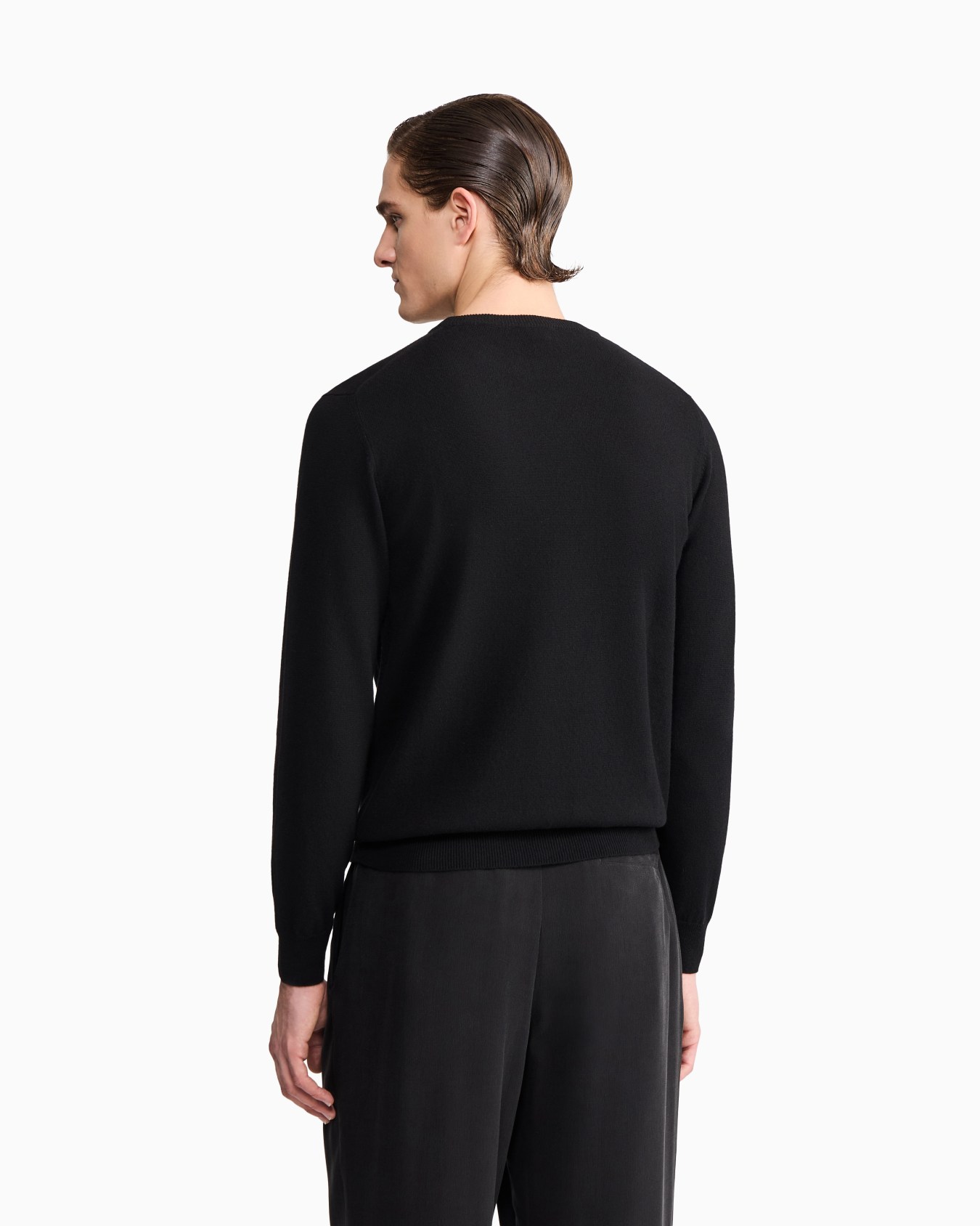 Jersey de cuello redondo de cachemir Diapositiva 5