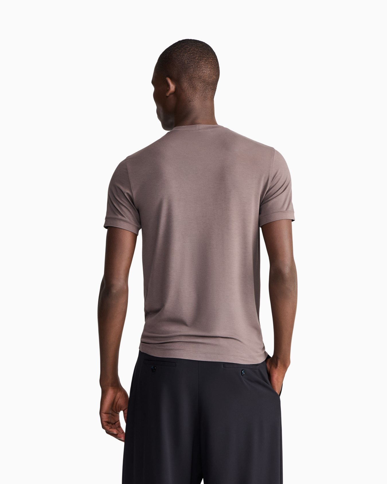 T-shirt en viscose stretch avec logo emblématique  Diapositive 5