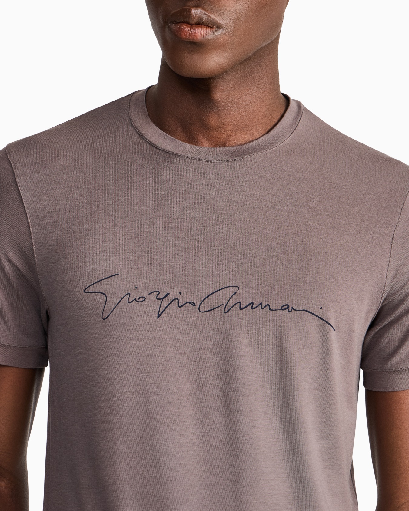 T-shirt en viscose stretch avec logo emblématique  Diapositive 6