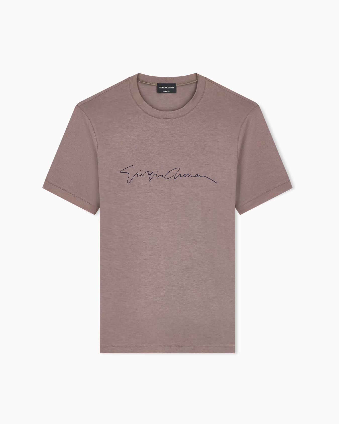 T-shirt en viscose stretch avec logo emblématique  Diapositive 0