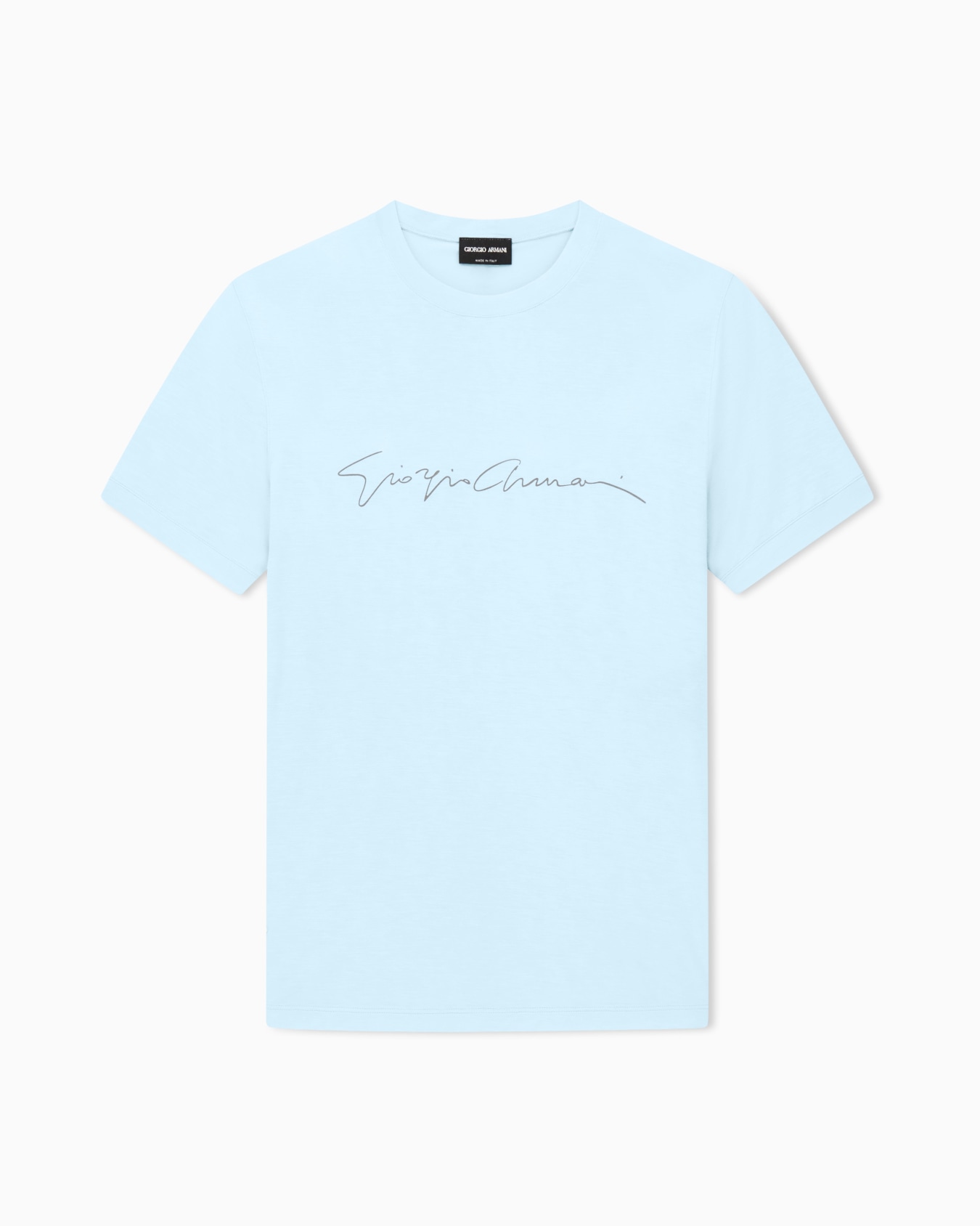 ASV stretch-viscose T-shirt with signature logo Slide 0