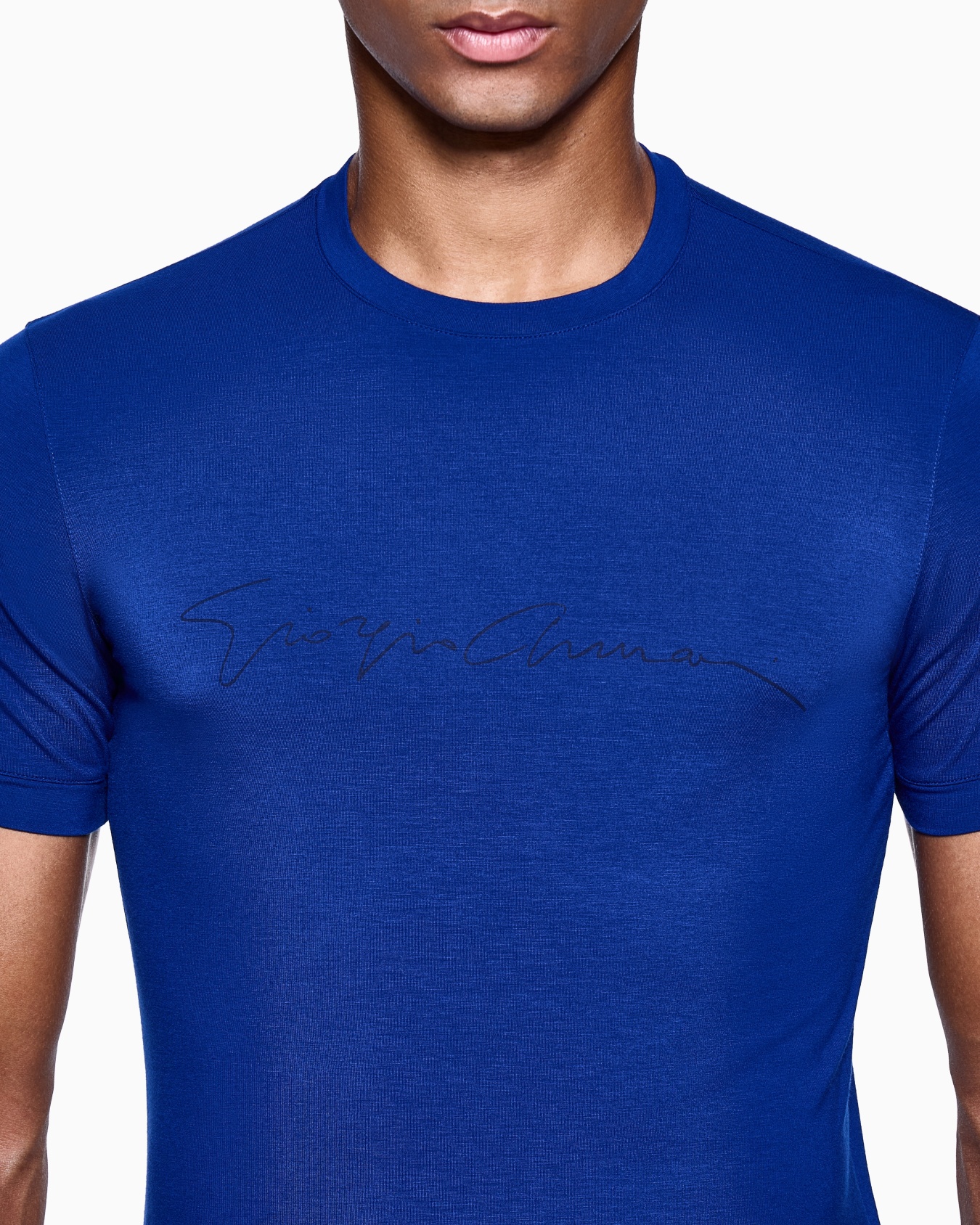 T-shirt en viscose stretch avec logo emblématique ASV Diapositive 4