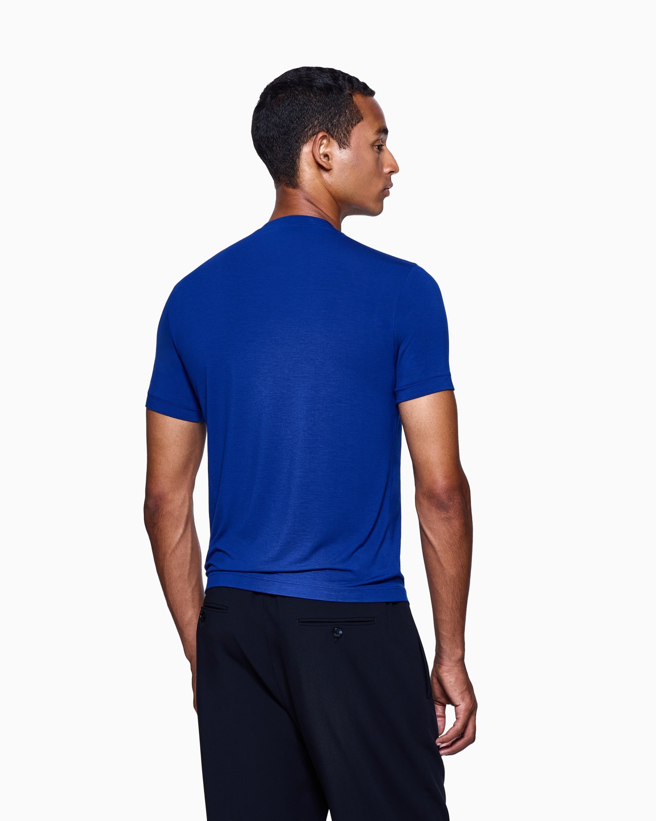 T-shirt en viscose stretch avec logo emblématique ASV Diapositive 2