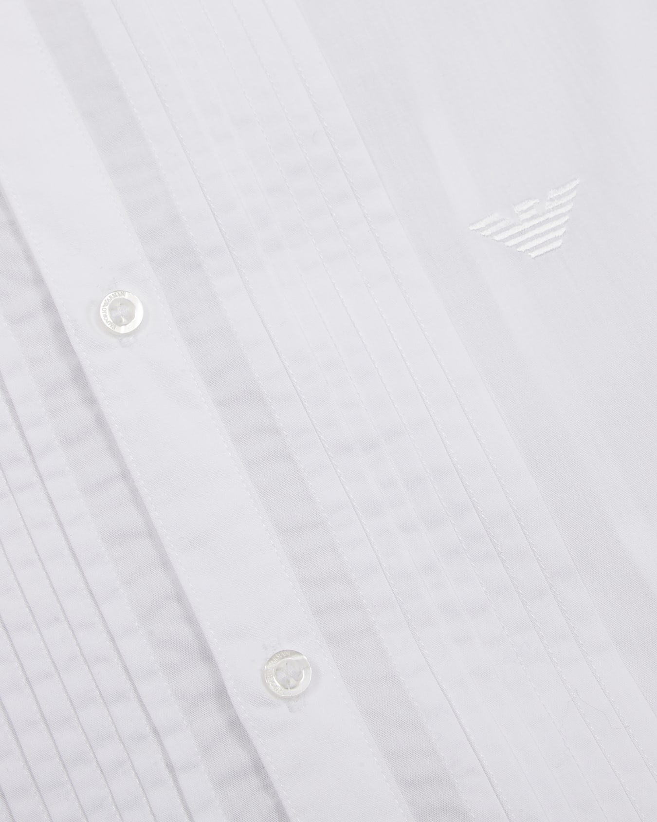 Chemise en popeline avec broderie aigle Diapositive 3
