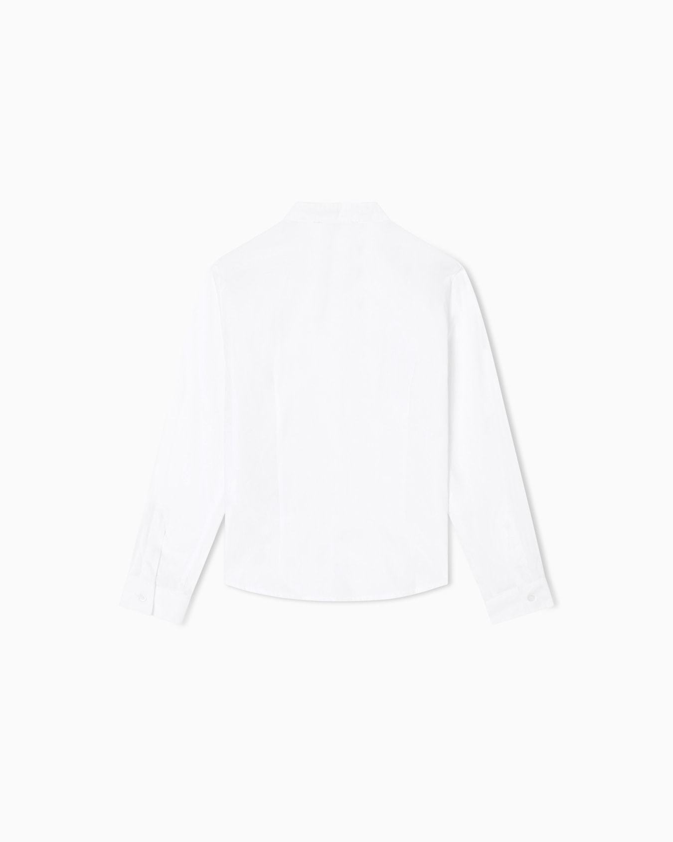 Poplin shirt with eagle embroidery Slide 2