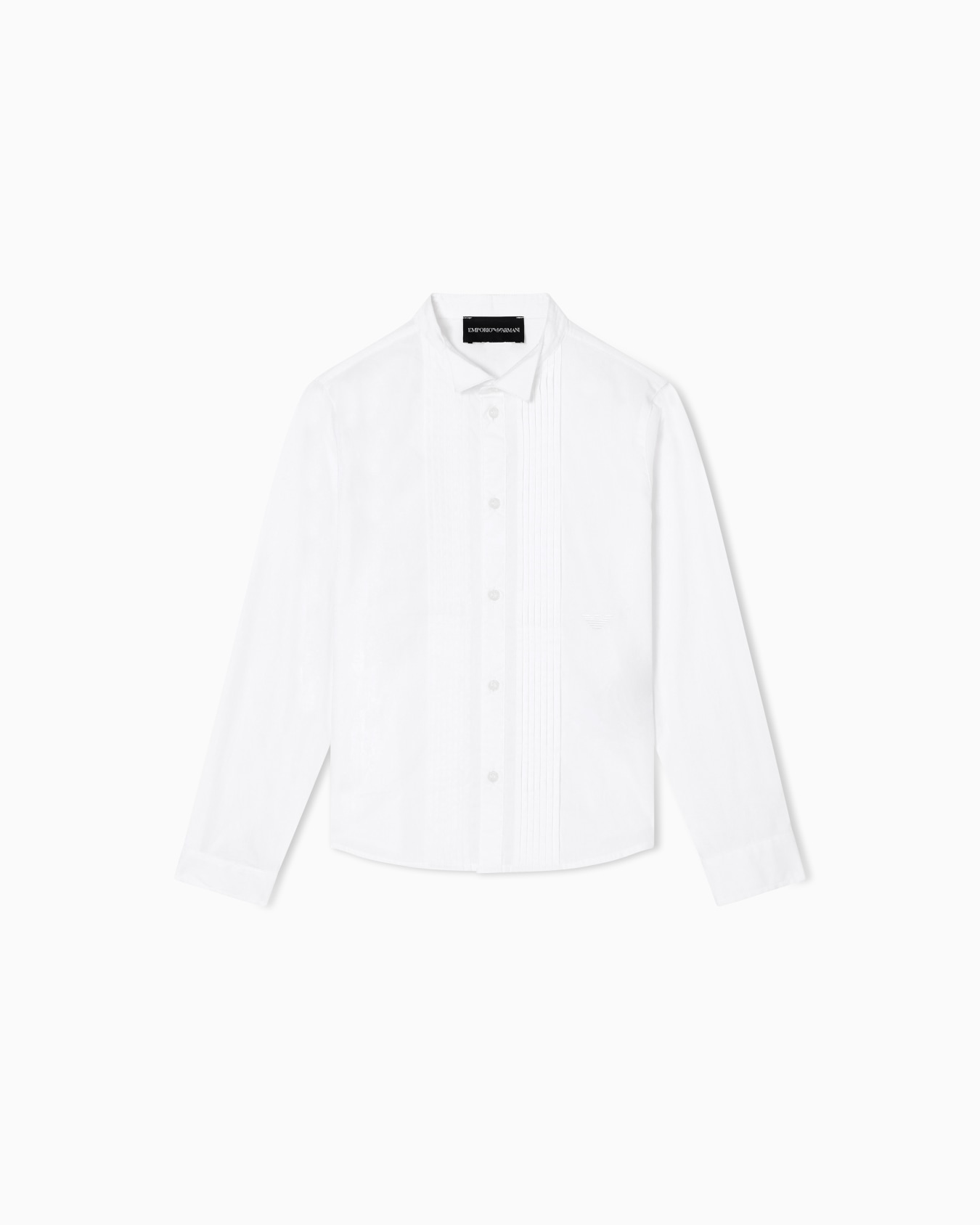 Chemise en popeline avec broderie aigle Diapositive 0