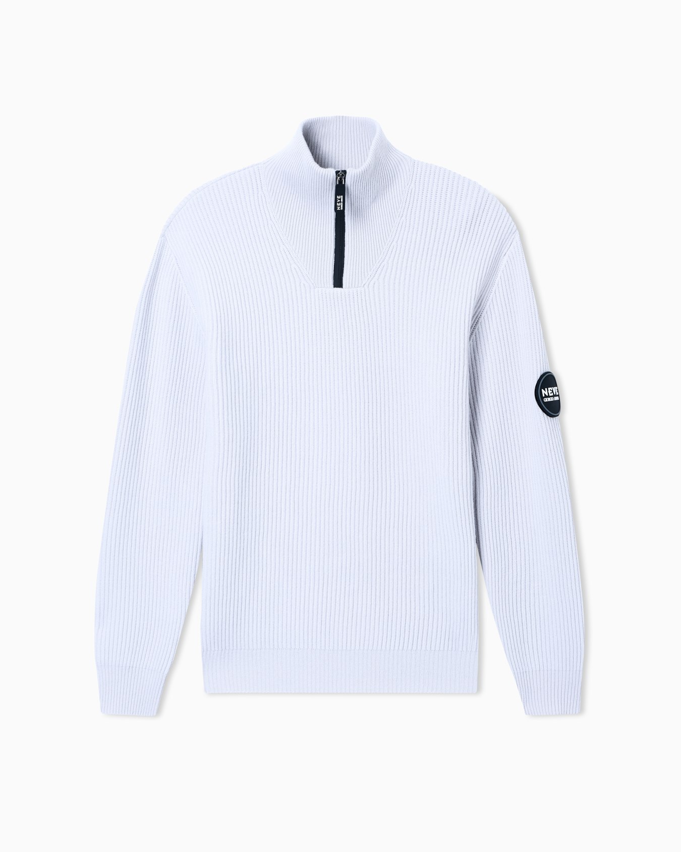 Giorgio Armani Neve mock-neck jumper in wool and cashmere Slide 0