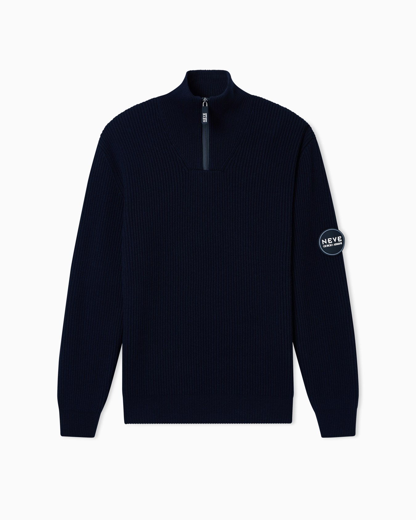 Giorgio Armani Neve mock-neck jumper in wool and cashmere Slide 0