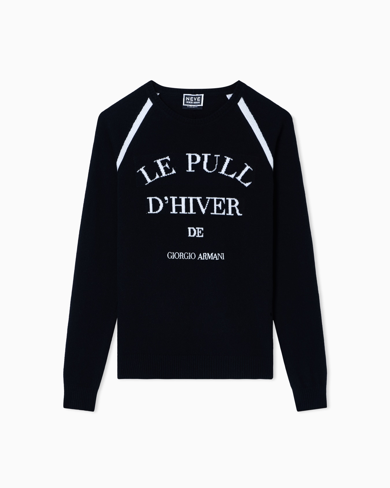 Giorgio Armani Neve cashmere crew-neck sweater Slide 0