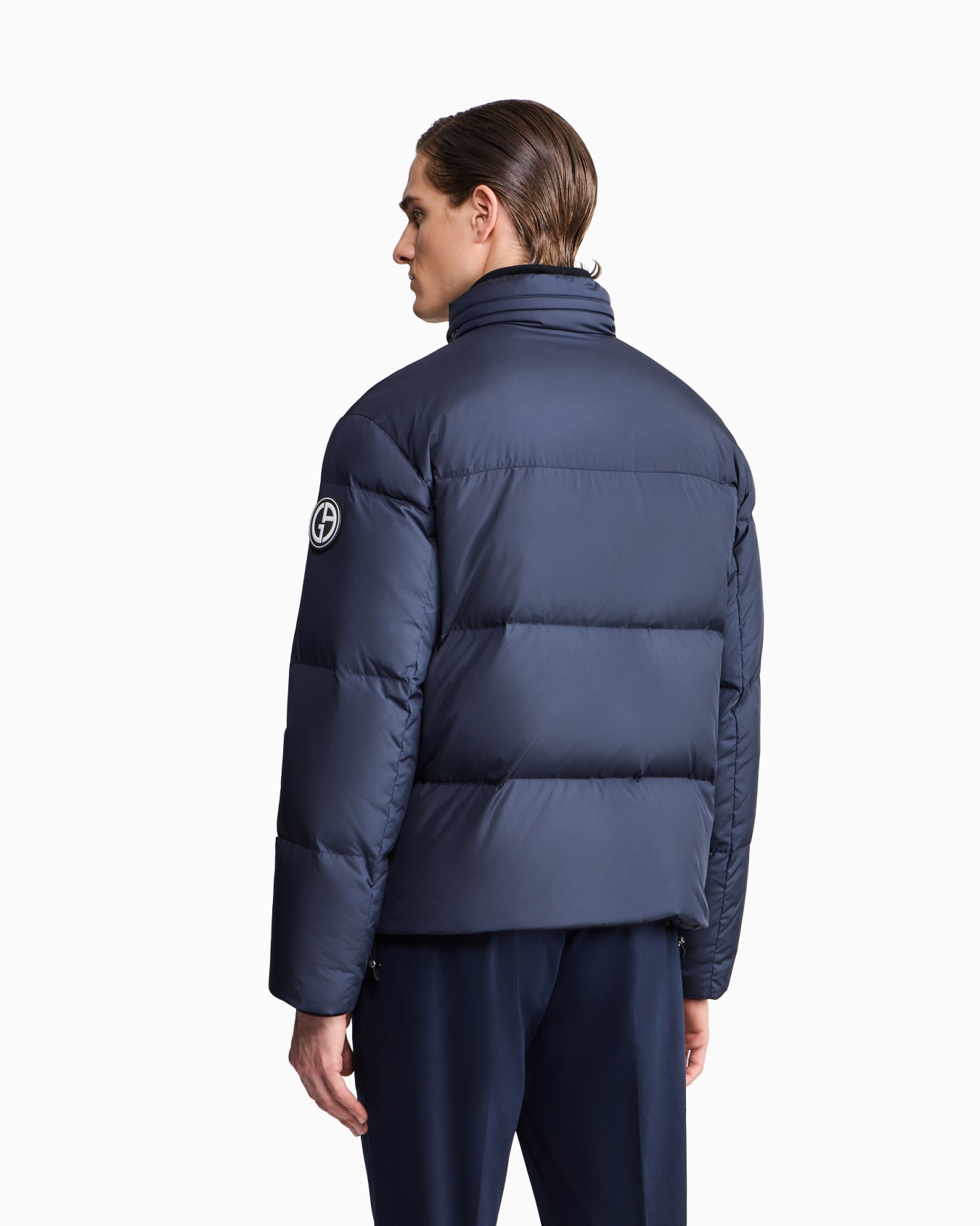 Mit nachhaltigen Gänsedaunen wattierte Bomberjacke Folie 5