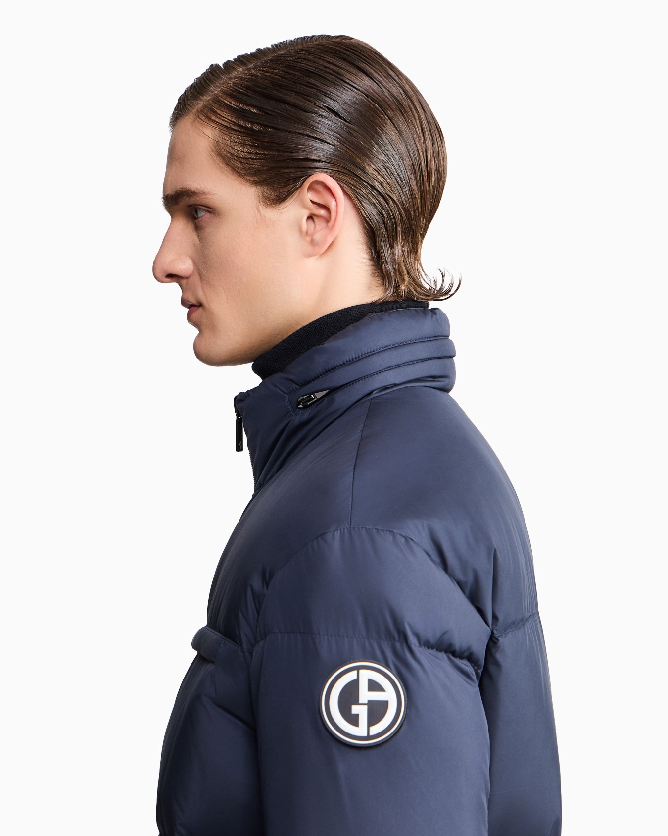 Mit nachhaltigen Gänsedaunen wattierte Bomberjacke Folie 6