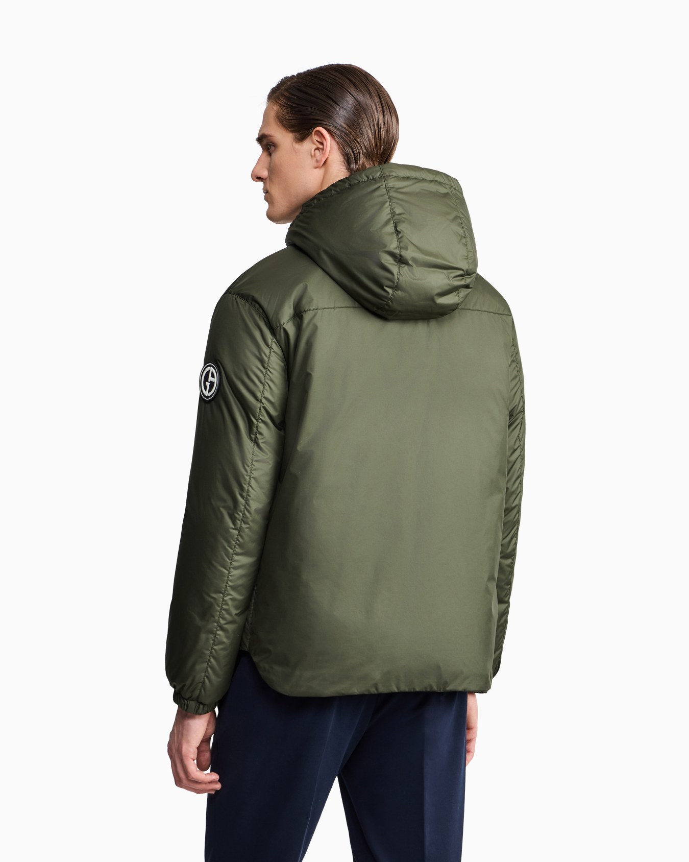 Blouson mit Kapuze und Wattierung aus nachhaltigen Gänsedaunen Folie 5