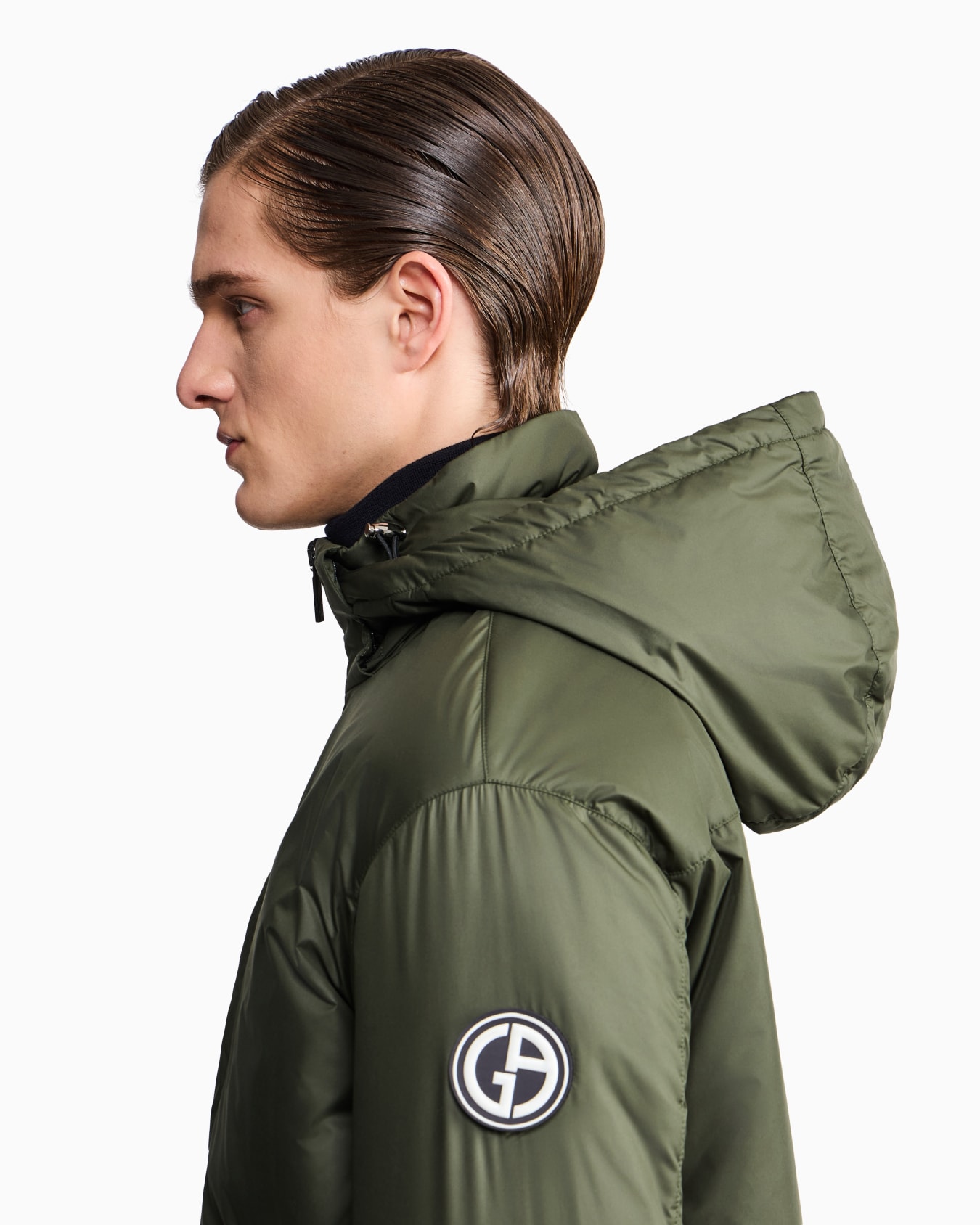 Blouson mit Kapuze und Wattierung aus nachhaltigen Gänsedaunen Folie 6