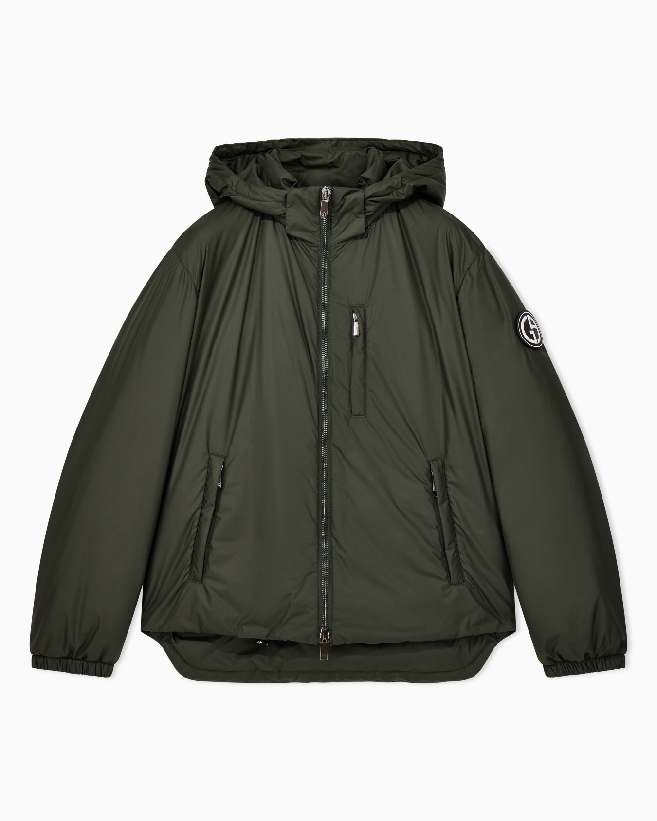 Hooded blouson with goose-down padding ASV Slide 0