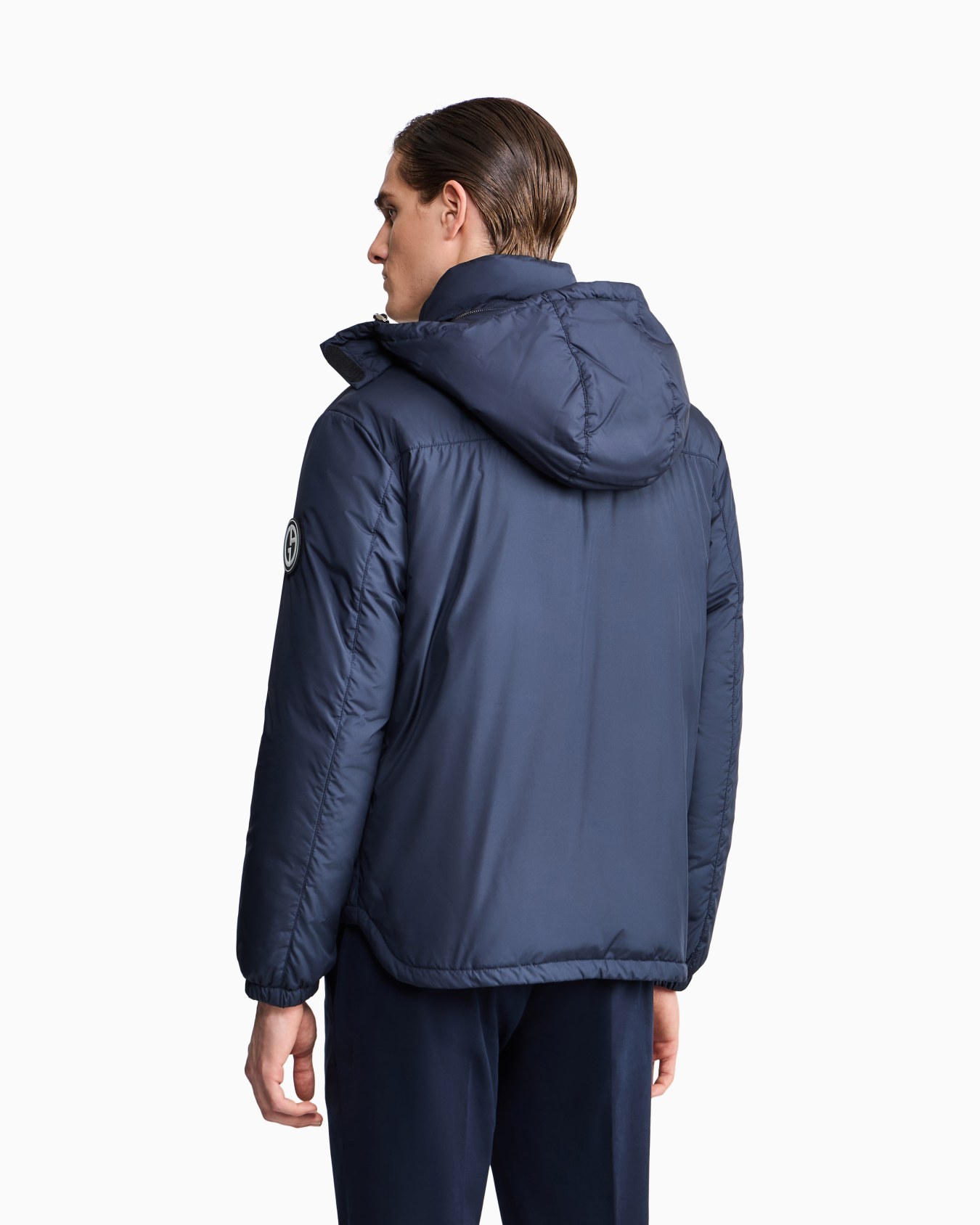 Hooded blouson with goose-down padding ASV Slide 5