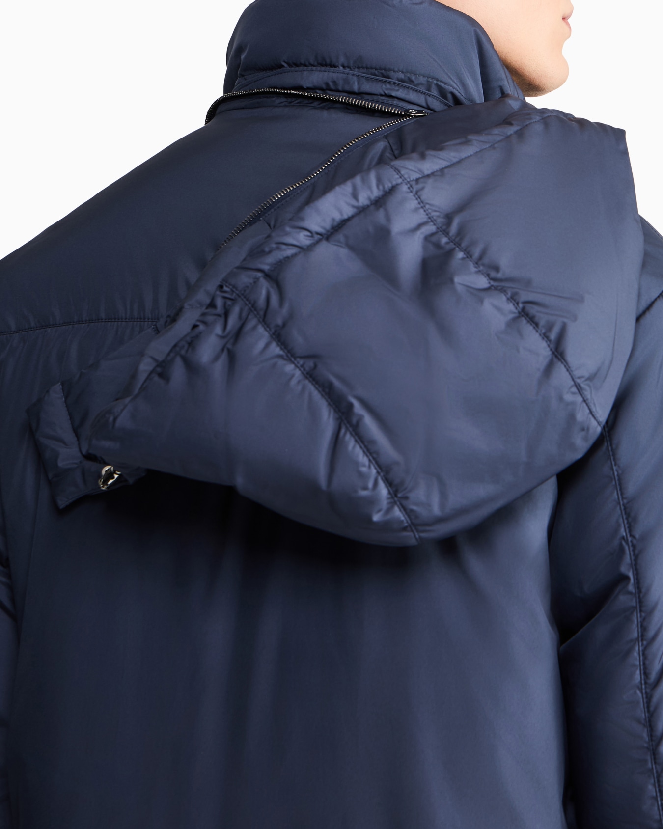 Hooded blouson with goose-down padding ASV Slide 7