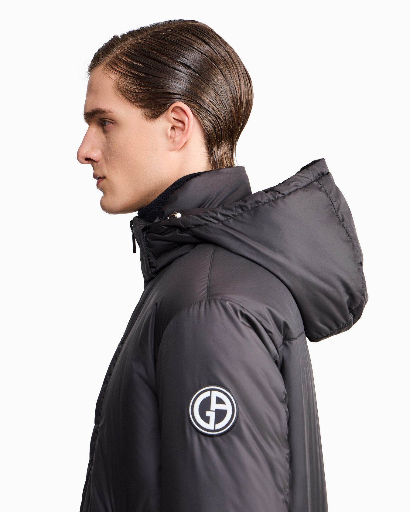 Blouson mit Kapuze und Wattierung aus nachhaltigen Gänsedaunen Folie 6