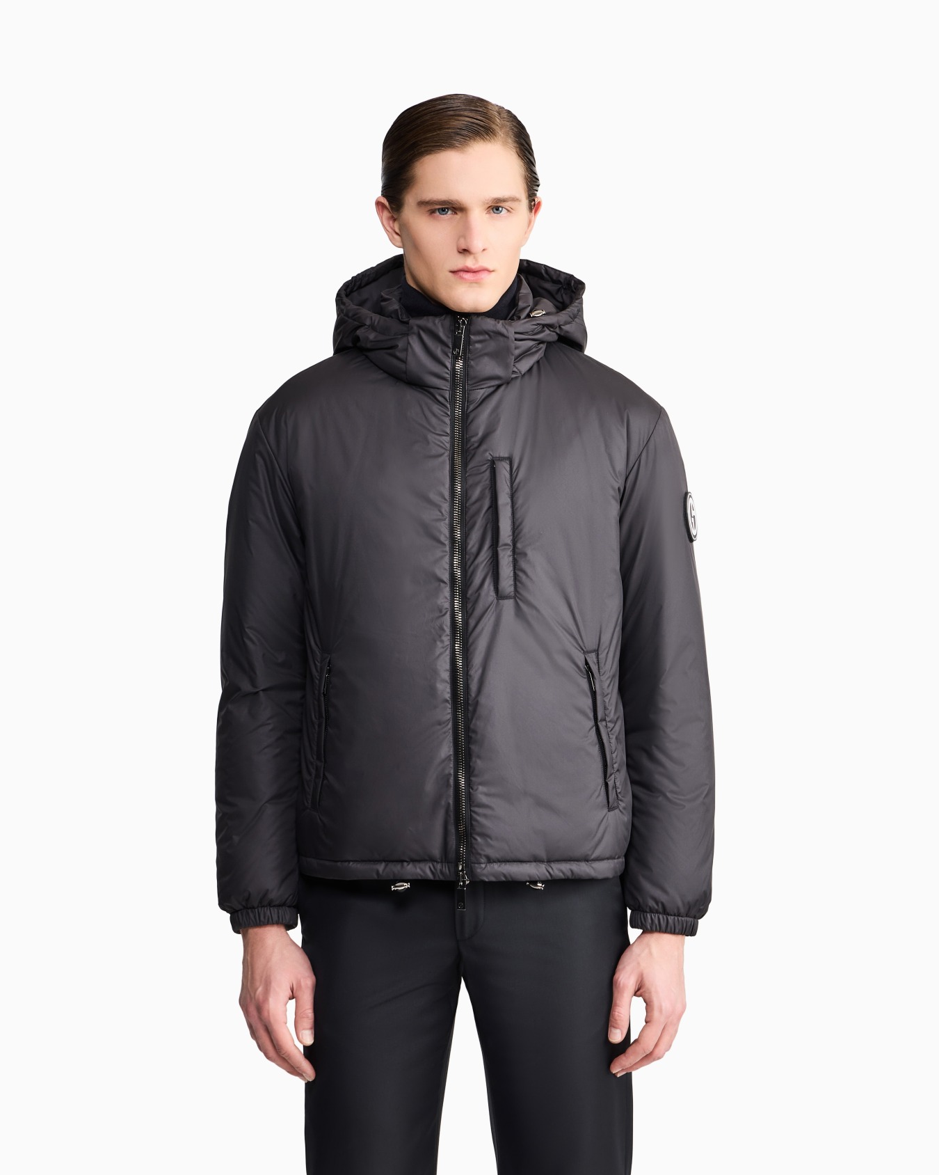 Blouson mit Kapuze und Wattierung aus nachhaltigen Gänsedaunen Folie 3