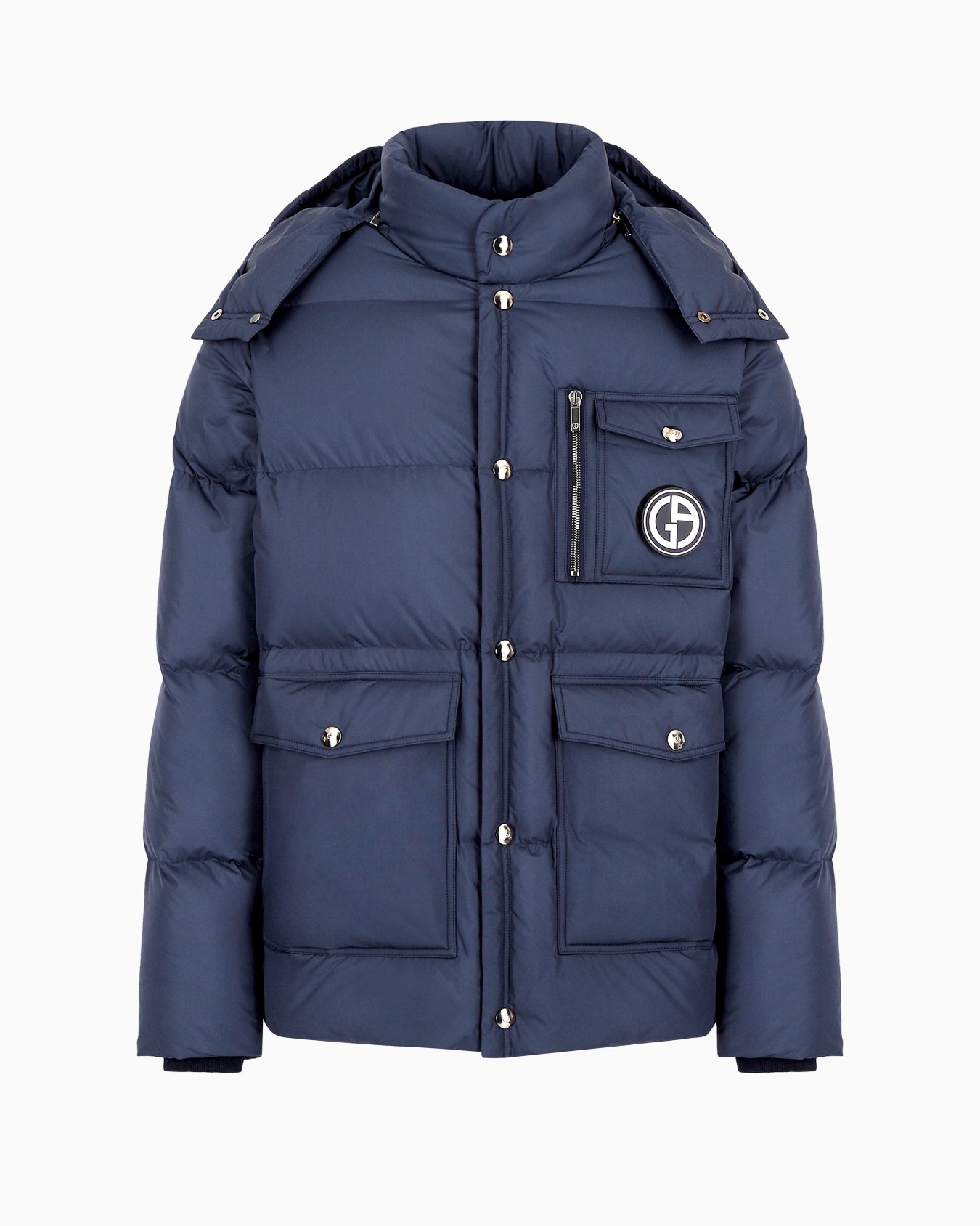 Hooded bomber jacket with goose-down padding ASV Slide 0