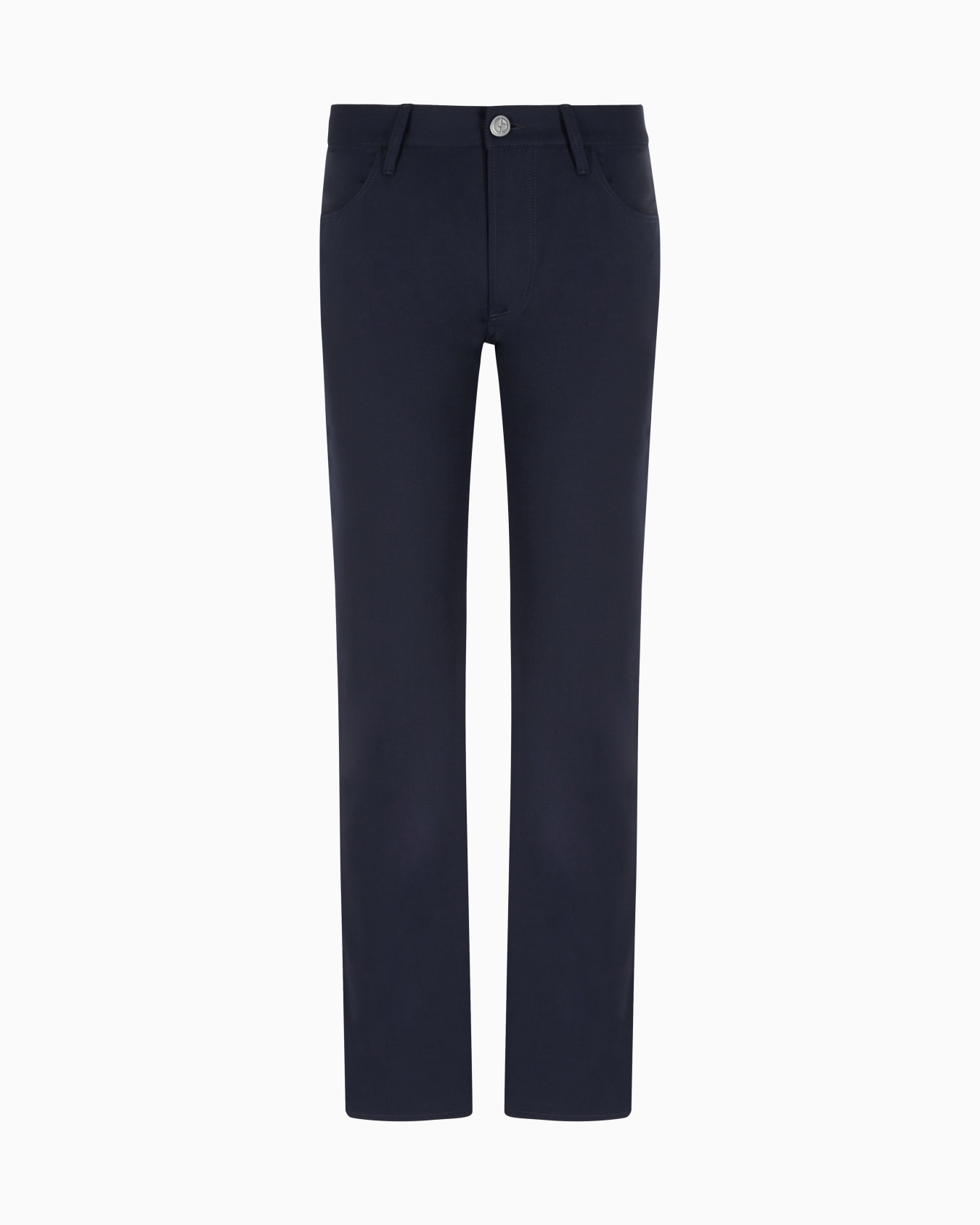 Five-pocket, regular-fit, virgin-wool trousers Slide 0
