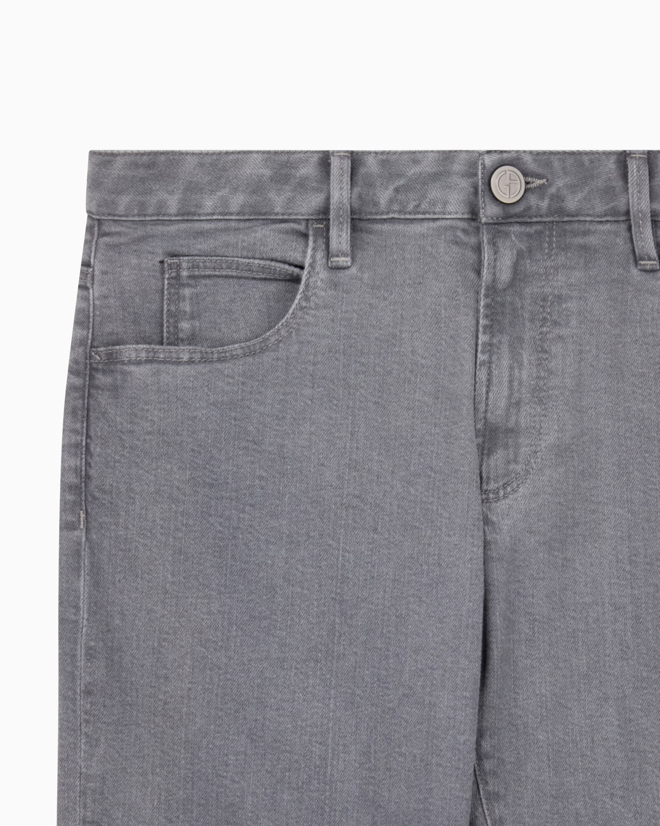 Five-pocket, slim-fit, stretch cotton-denim trousers Slide 4