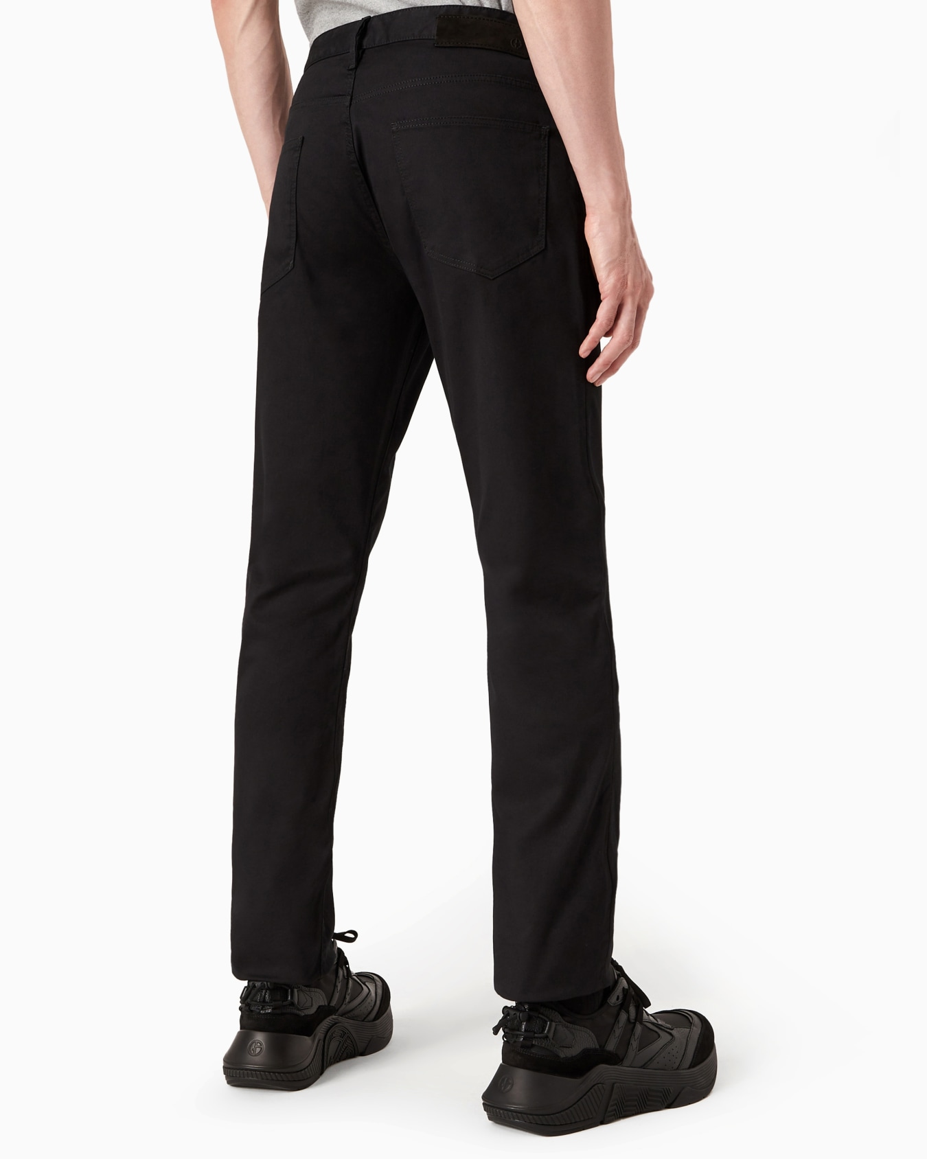 Stretch-cotton, five-pocket trousers Slide 2