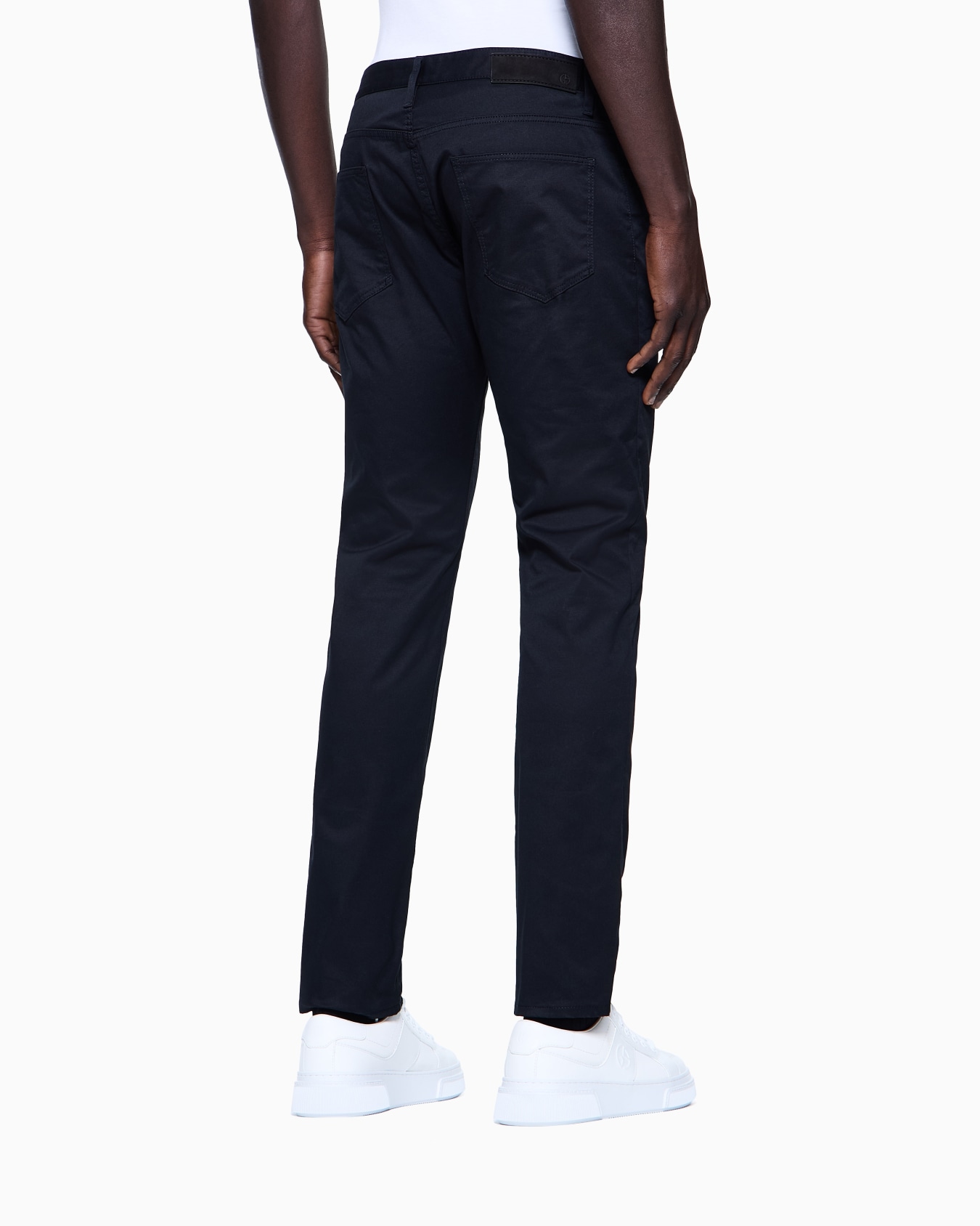 Pantalones de cinco bolsillos de algodón elástico Diapositiva 2