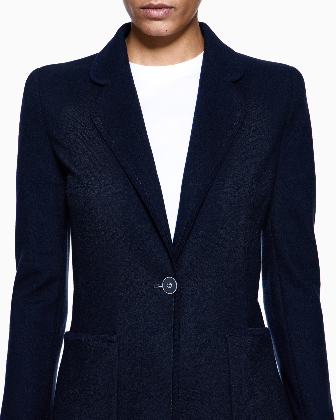 Pure cashmere jersey jacket Slide 4