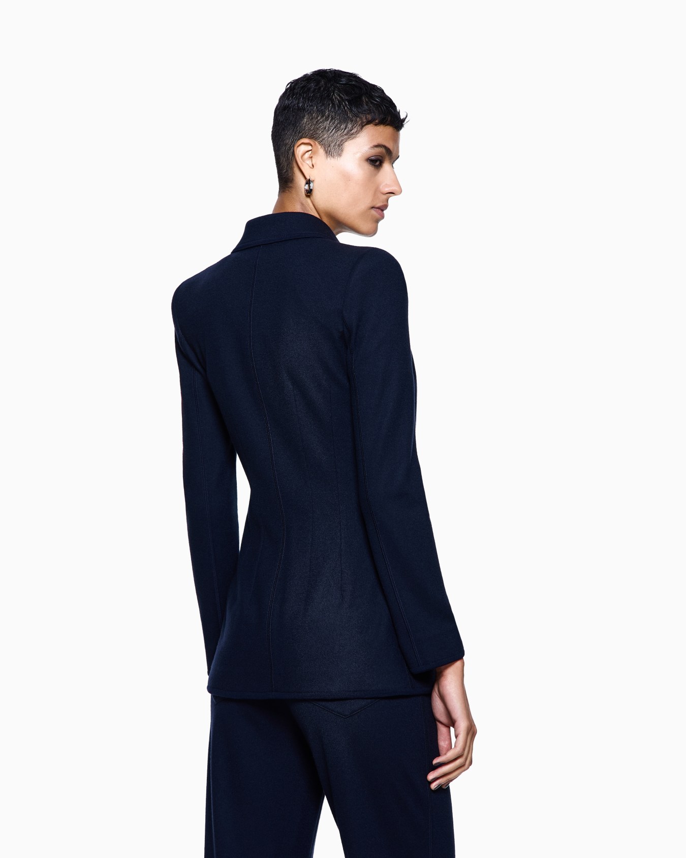 Pure cashmere jersey jacket Slide 2