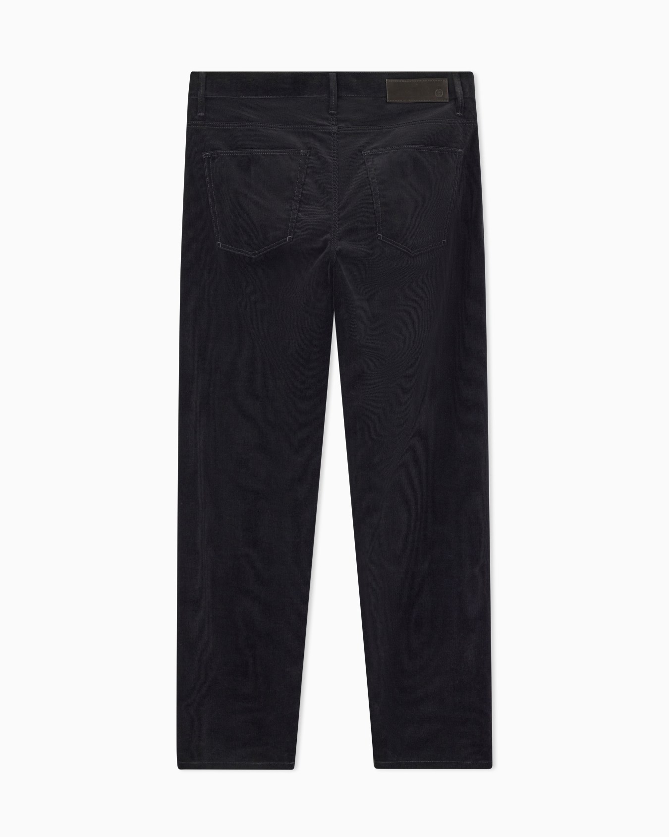 Pantalones cinco bolsillos regular fit de algodón y cachemir de canalé Diapositiva 2