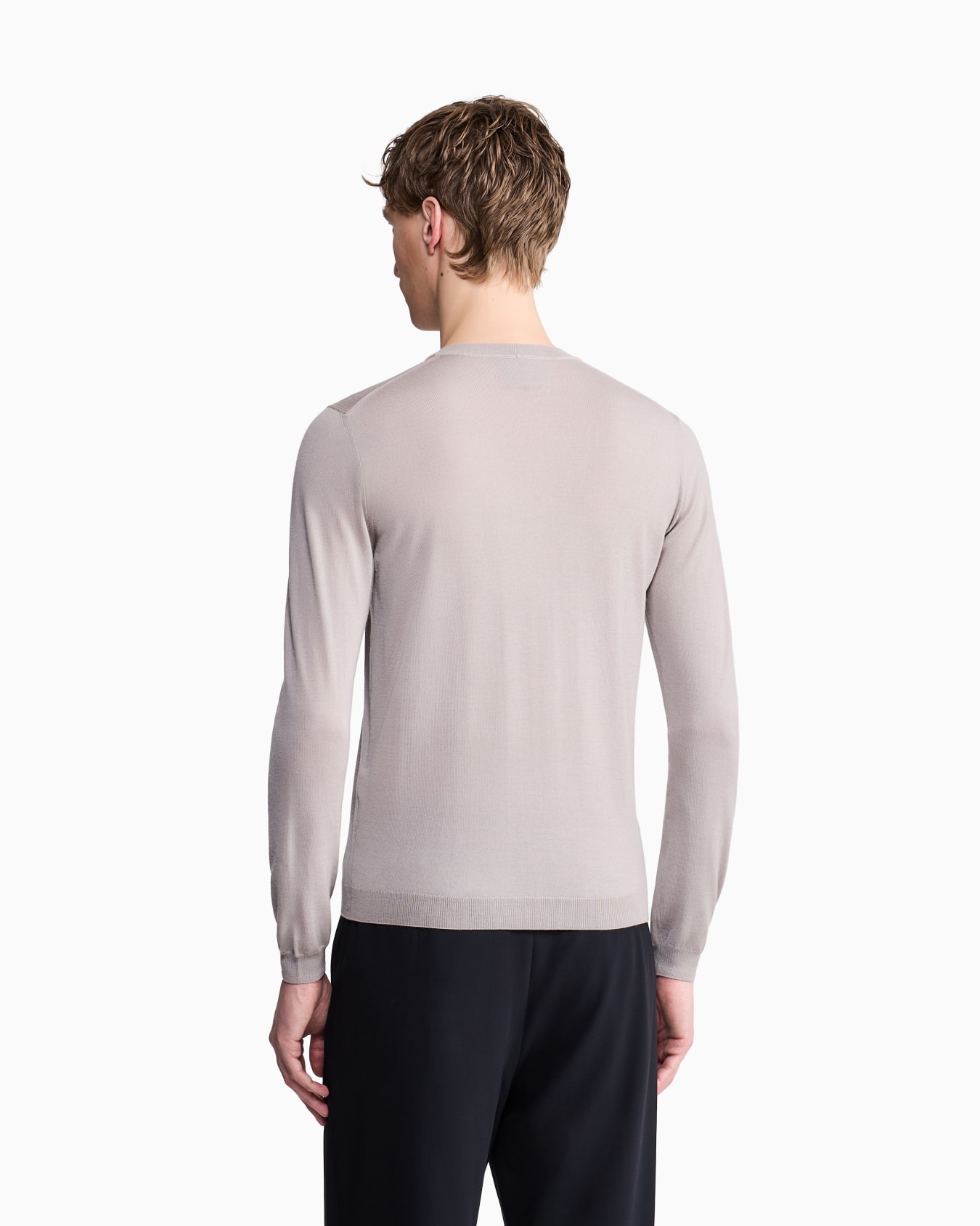 Maglia girocollo in cashmere Slide 5