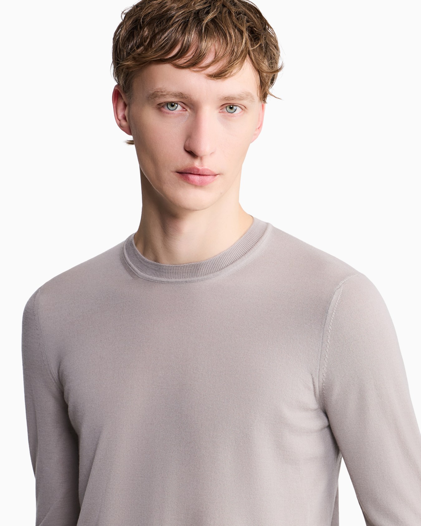 Maglia girocollo in cashmere Slide 6