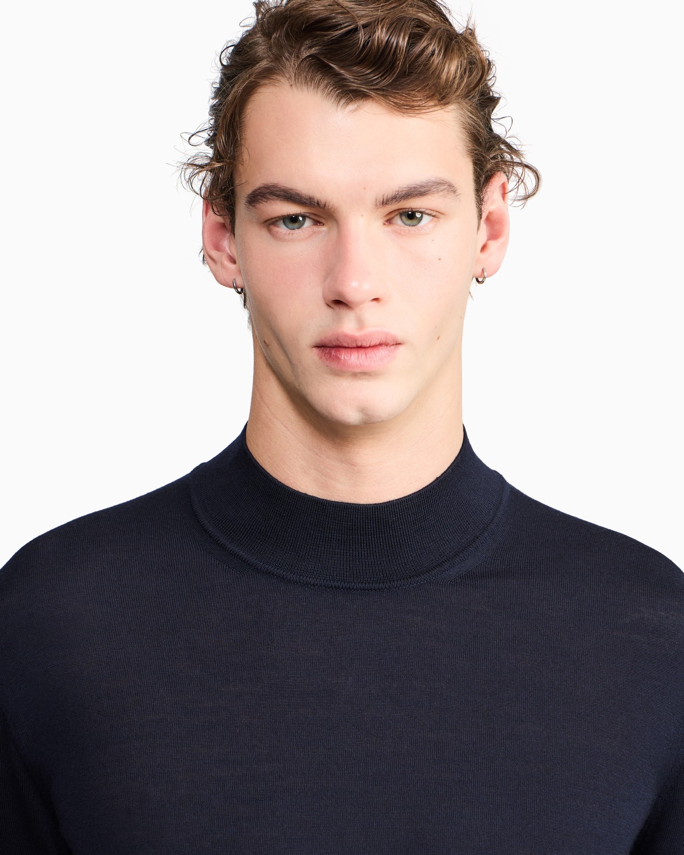 Virgin-wool mock-neck jumper Slide 5