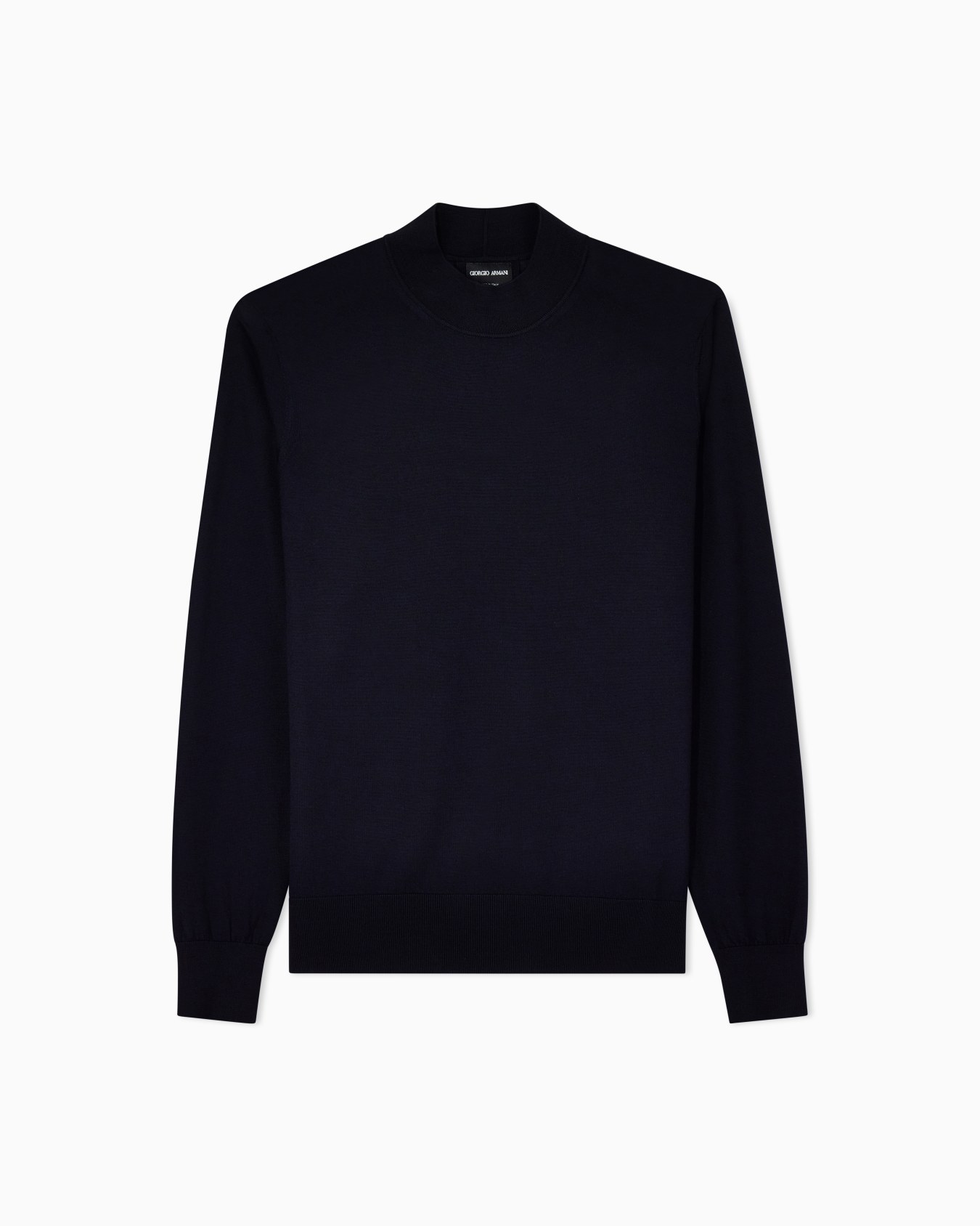 Virgin-wool mock-neck jumper Slide 0