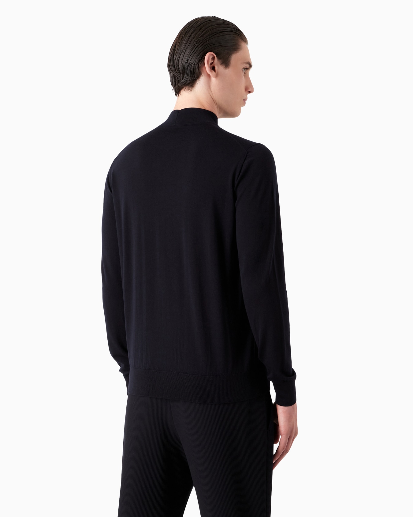 Virgin-wool mock-neck jumper Slide 2