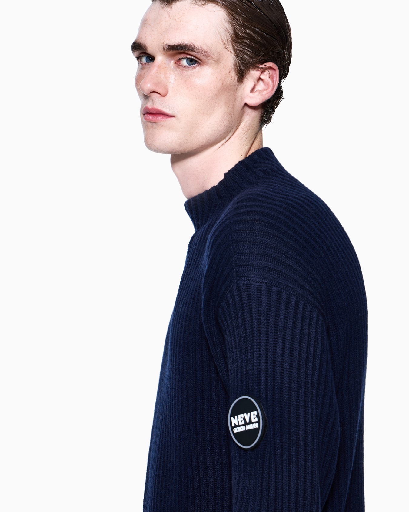 Giorgio Armani Neve jumper in wool and cashmere Slide 4