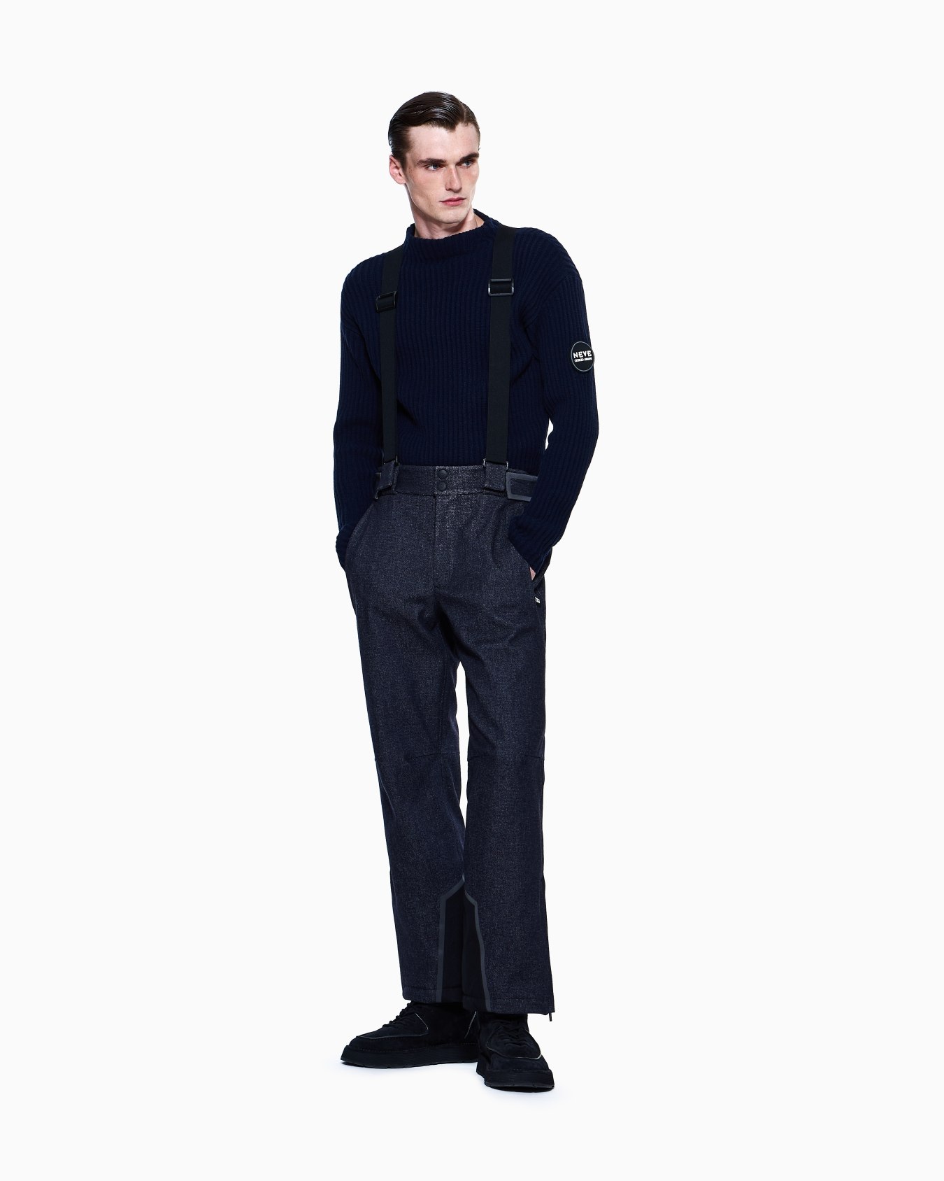 Giorgio Armani Neve jumper in wool and cashmere Slide 1