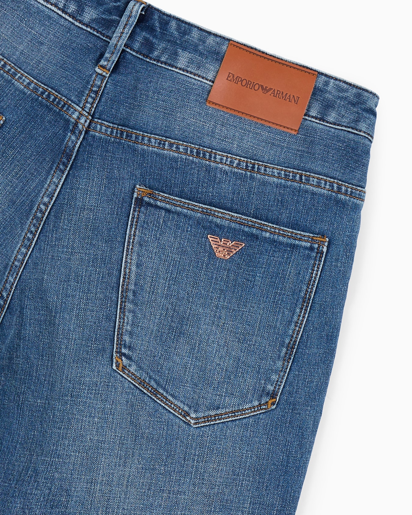 J06 slim-fit, bleached-effect comfort-denim jeans Slide 4