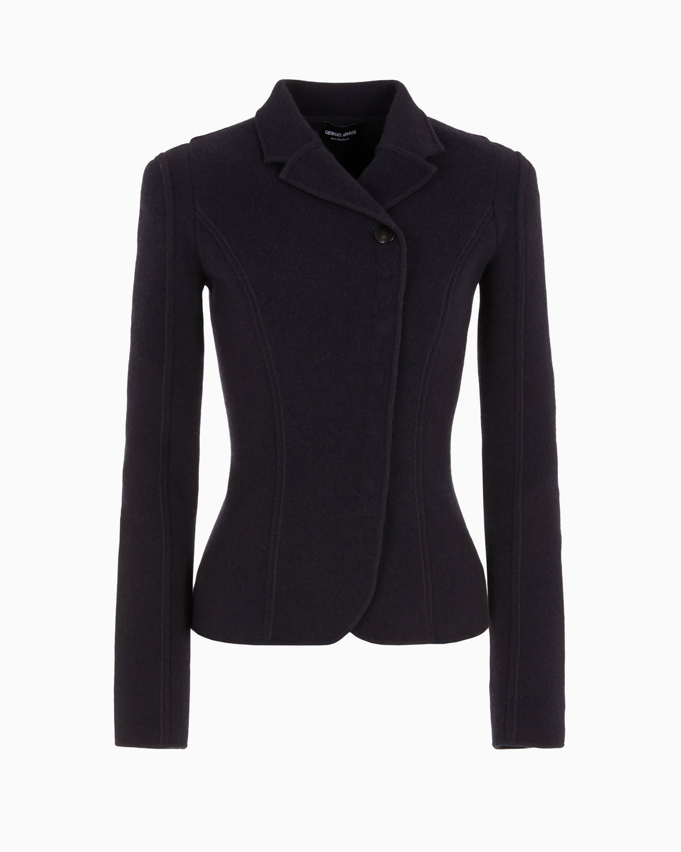 Single-breasted jacket in cashmere Slide 0