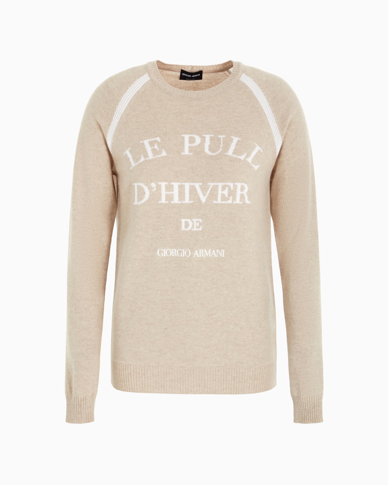 Giorgio Armani Neve cashmere crew-neck jumper Slide 0