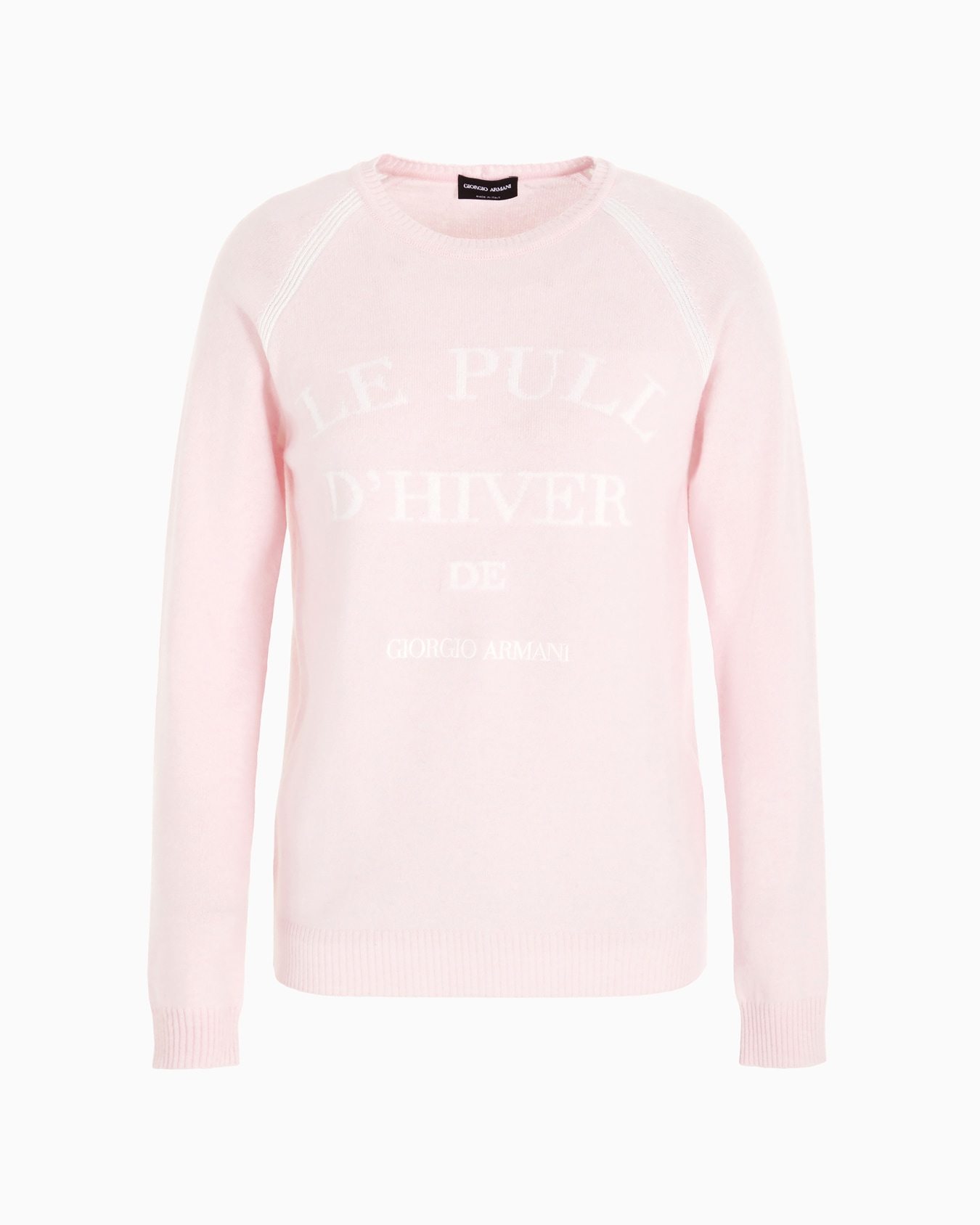 Giorgio Armani Neve Maglia girocollo in cashmere Slide 0