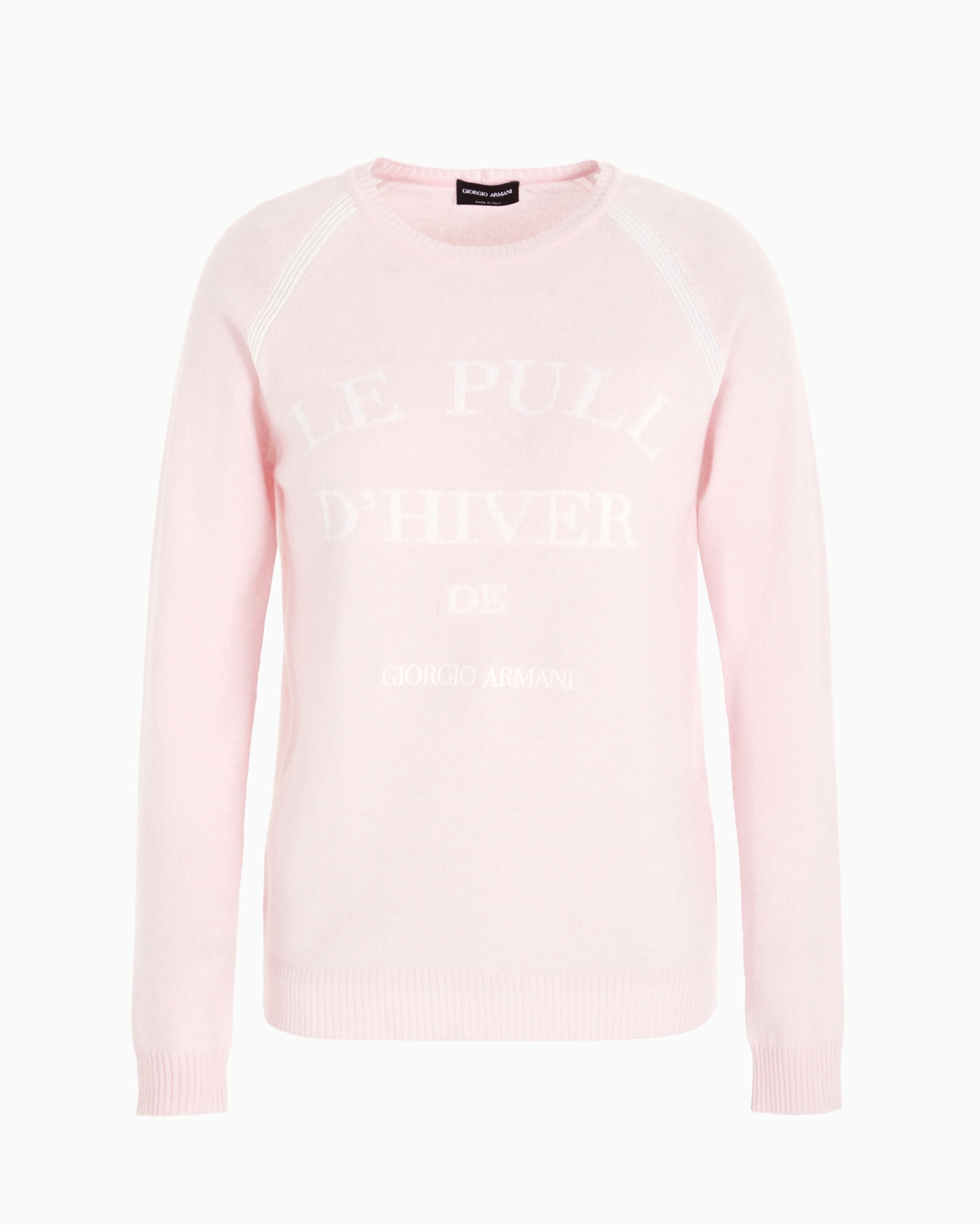 Giorgio Armani Neve cashmere crew-neck jumper Slide 0