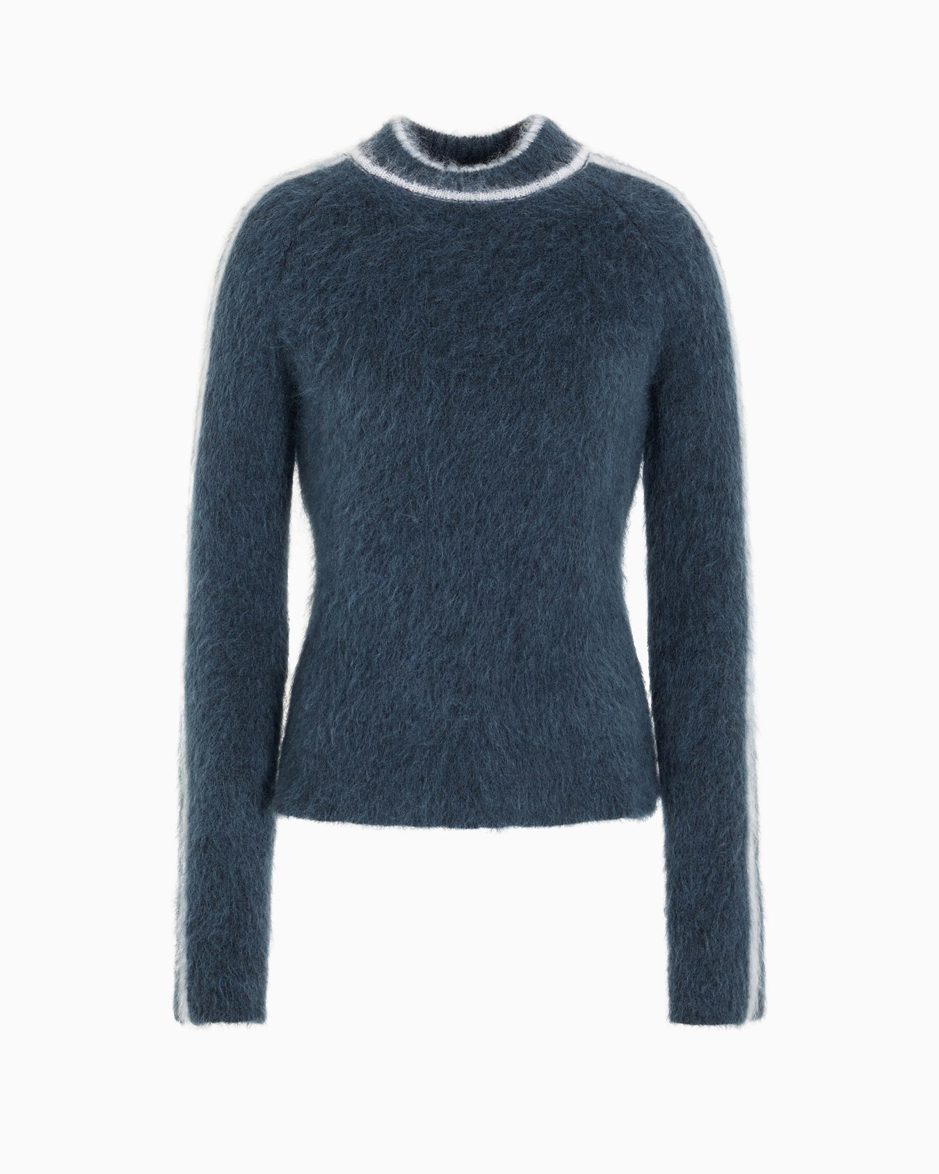 Giorgio Armani Neve Maglia in mohair, seta e lana Slide 0