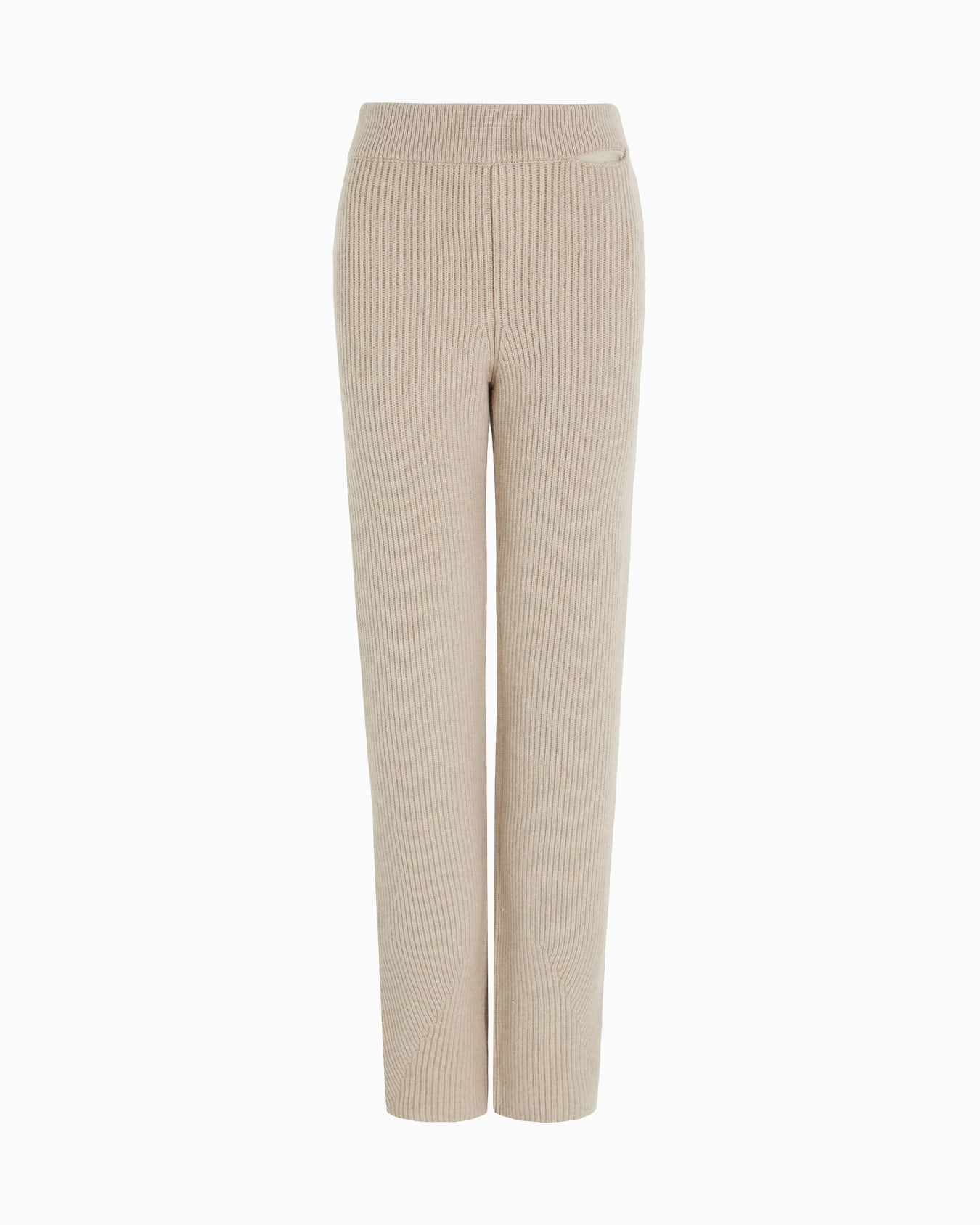 Giorgio Armani Neve ribbed cashmere trousers Slide 0