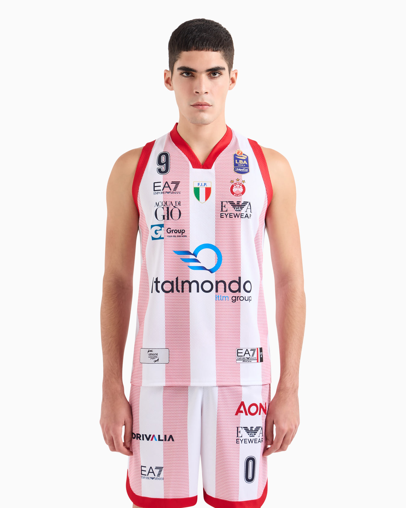 Olimpia Milano Canotta replica Campionato 23/24 Slide 1