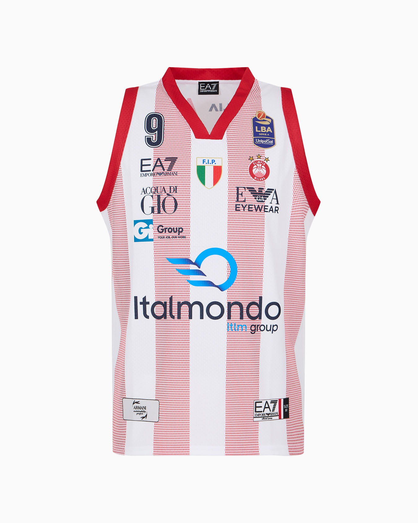 Olimpia Milano Canotta replica Campionato 23/24 Slide 0