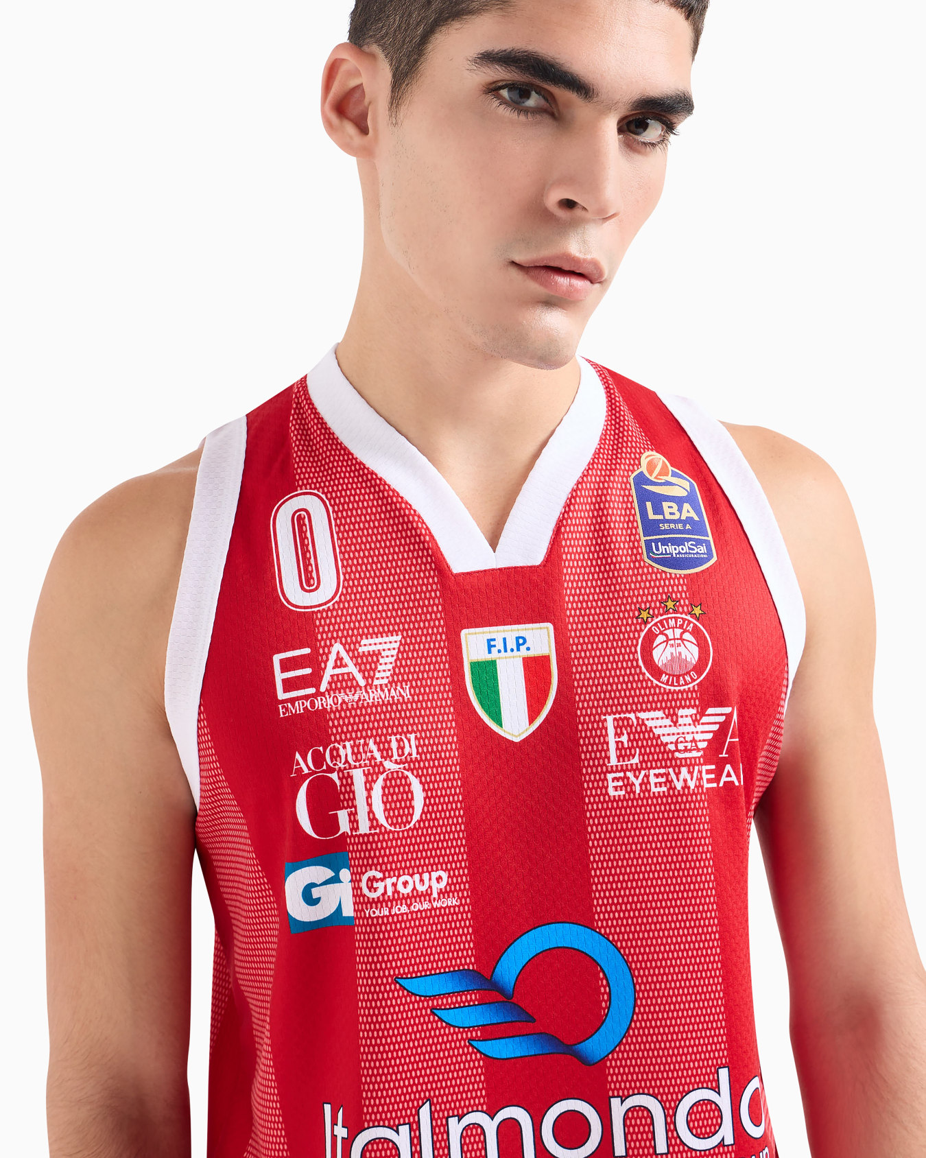 Olimpia Milano Canotta replica Campionato 23/24 Slide 4