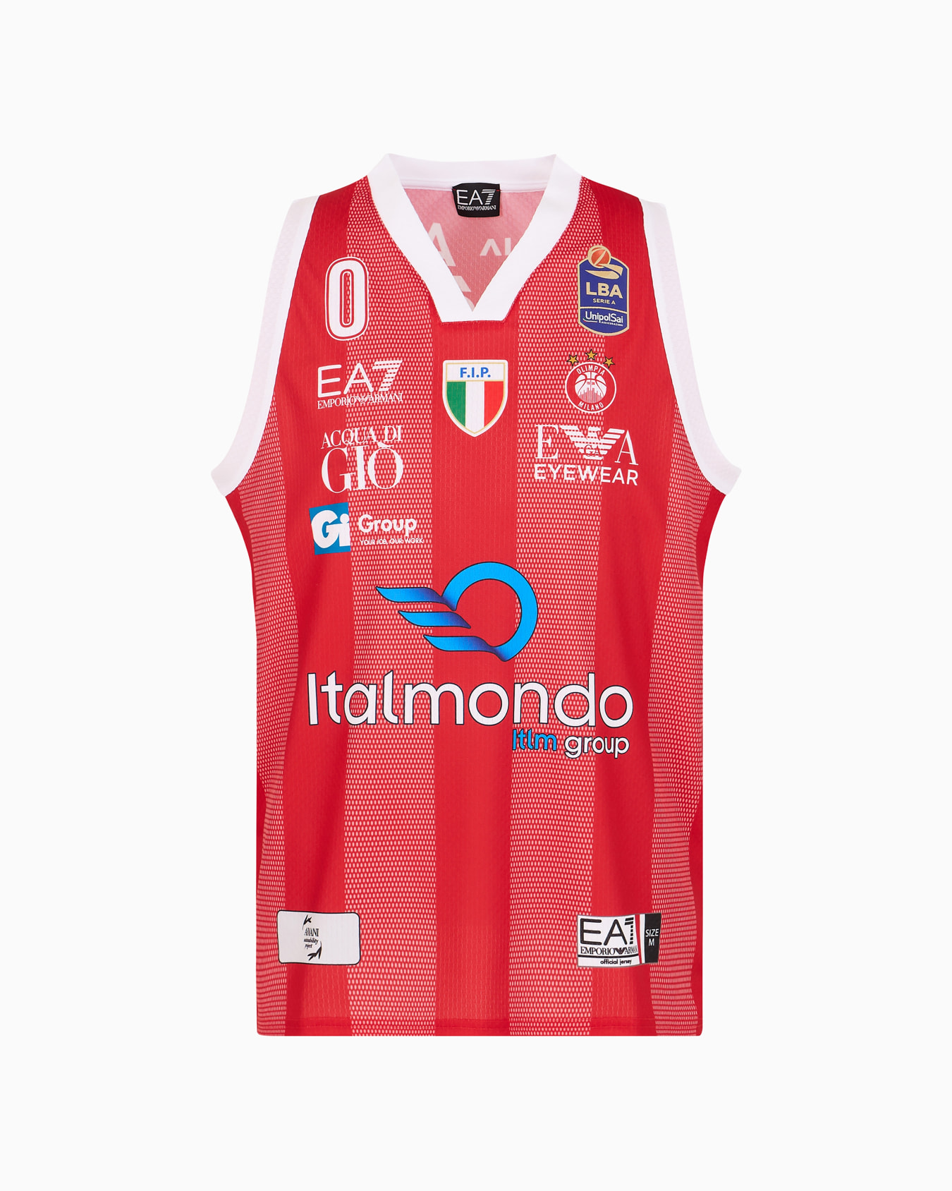 Olimpia Milano Canotta replica Campionato 23/24 Slide 0