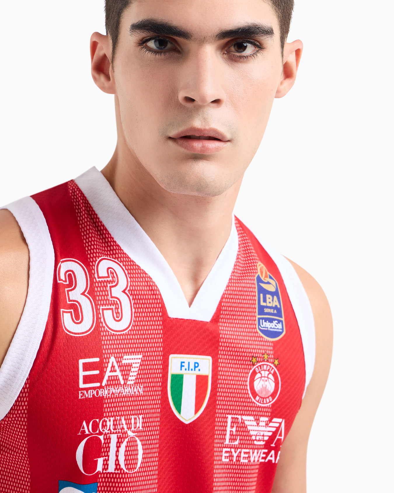 Olimpia Milano Canotta replica Campionato 23/24 Slide 4